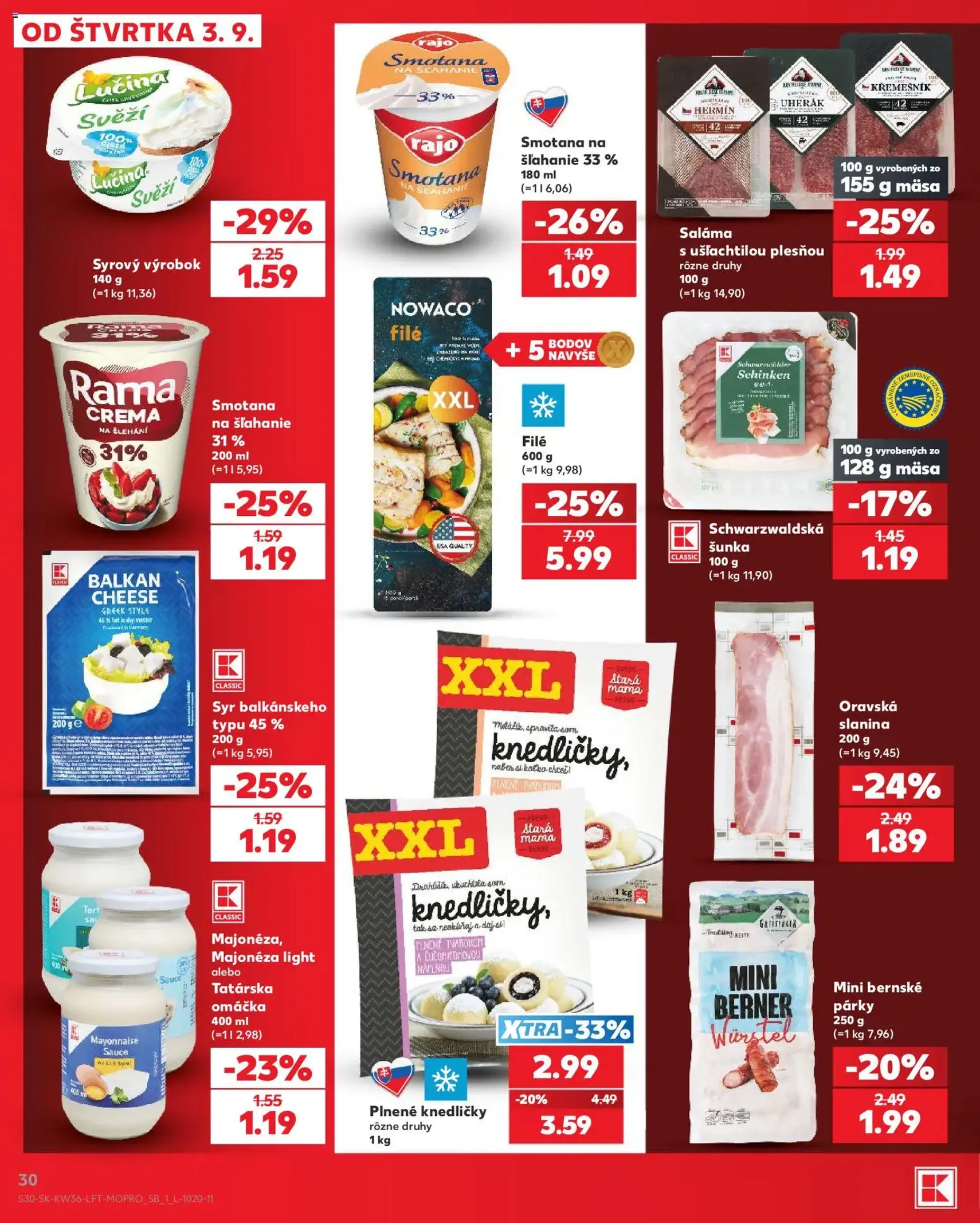 Kaufland leták - platný leták od 03.09.2026 strana 30 z 80