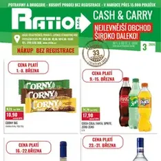 Ratio leták - náhled letáku platný od 01.03.2026