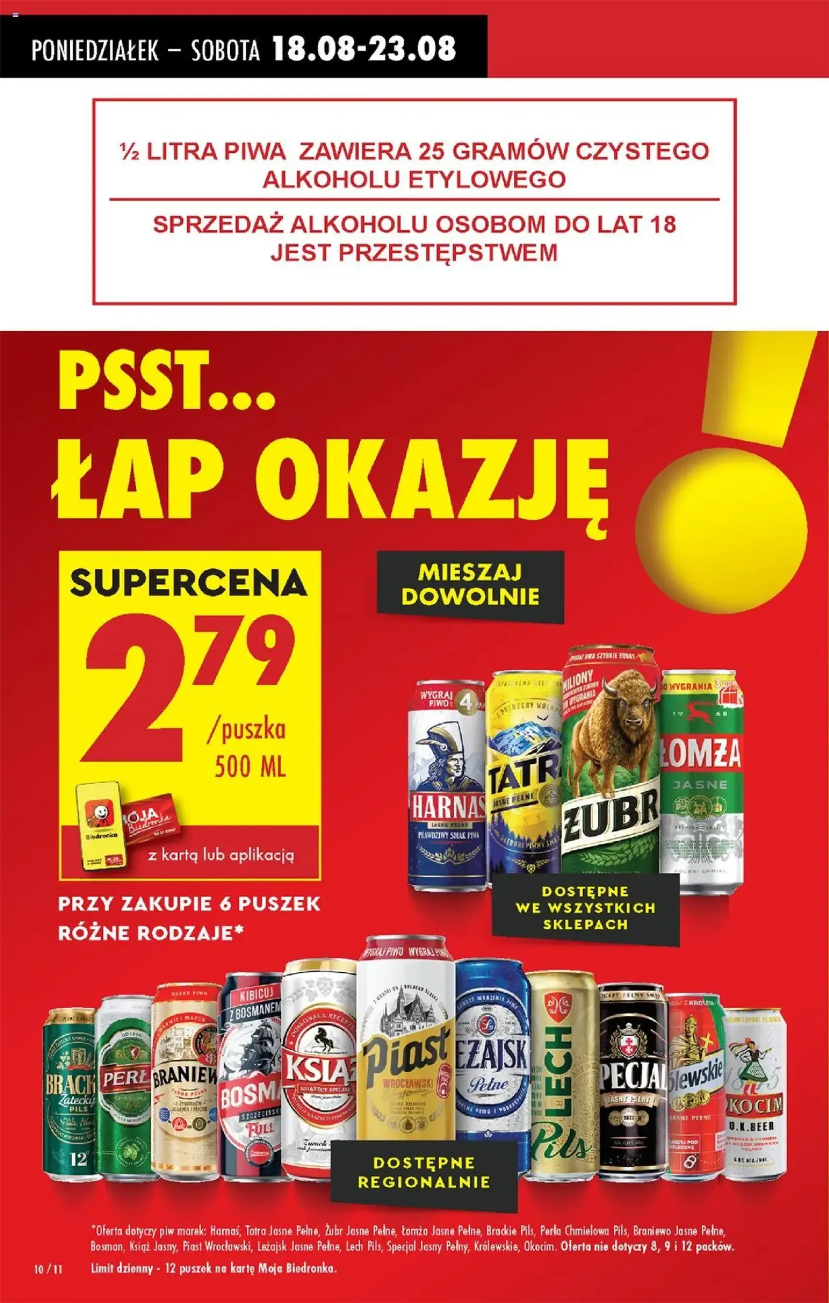Biedronka gazetka - ważny gazetka od 18.08.2025 strona 10 z 80 Biedronka gazetka - ważny gazetka od 18.08.2025 strona 10 z 80