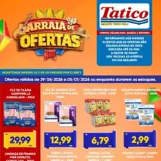 Tatico - Ofertas da semana - pré-visualização do folheto, válido a partir de 29/06/2026