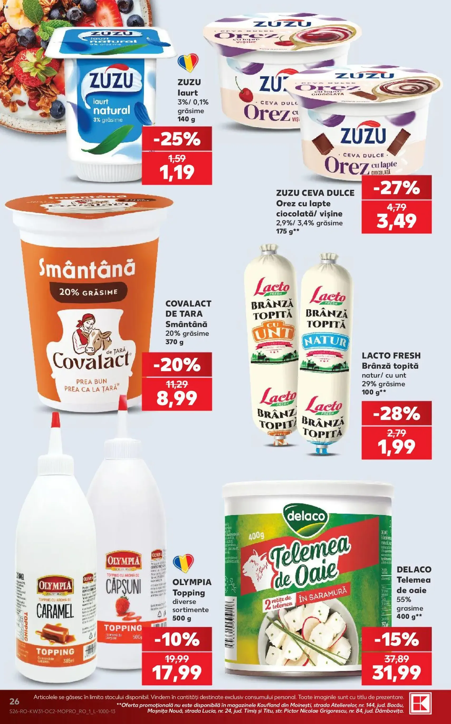 Kaufland RO akciós újság - 2026.07.29. érvényes szórólap 26 oldal 64 oldalból