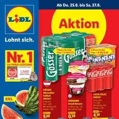 Lidl - Flugblatt - Prospekt Vorschau gültig ab 25.06.2026