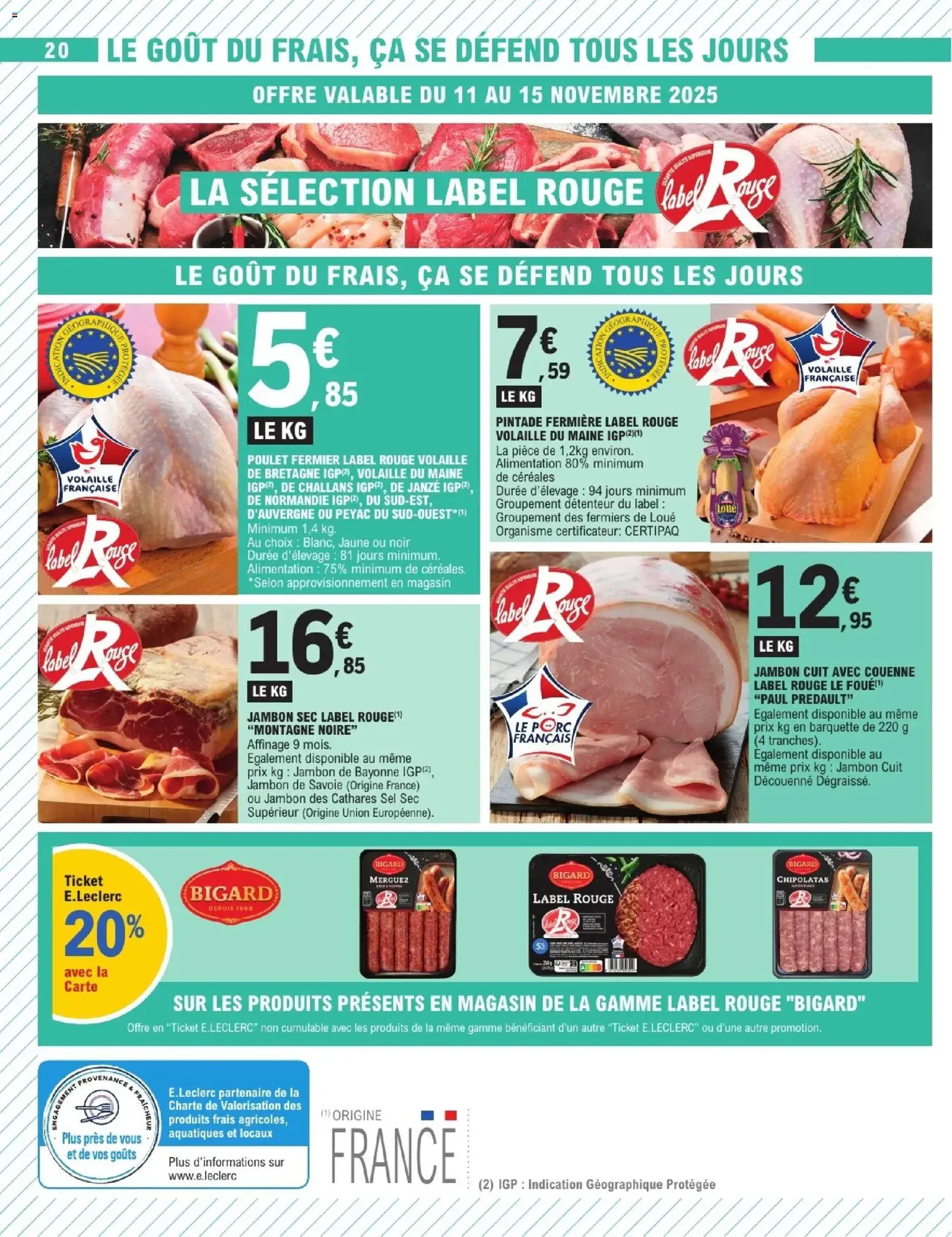 E.Leclerc catalogue semaine 46 - brochure valable à partir du 11/11/2025, page 20 sur 40