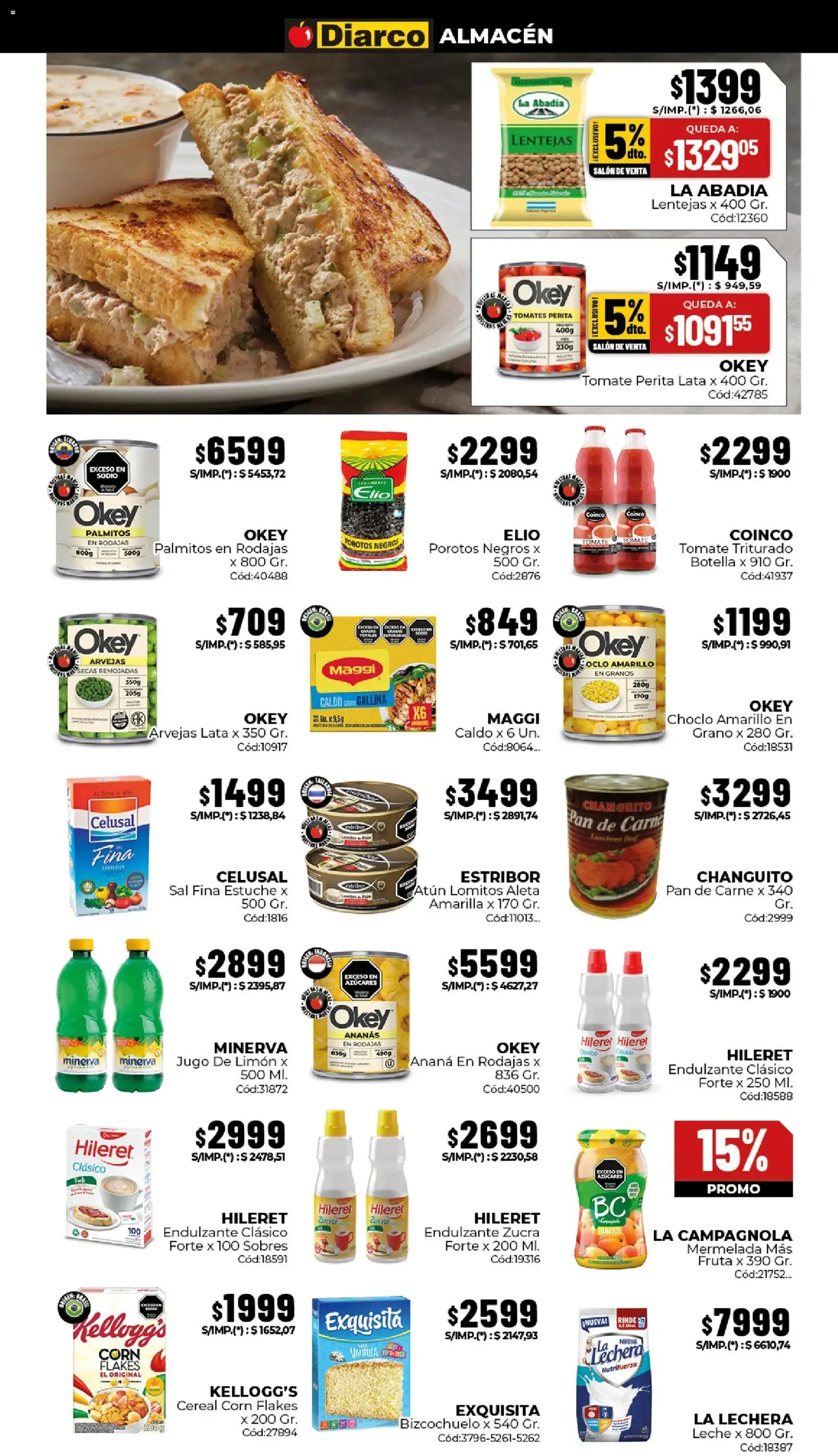 Diarco ofertas - folleto válido desde 20/07/2026 página 3 de 21