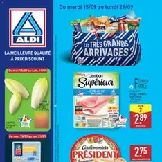 Aldi catalogue - Prévisualisation du catalogue valable à partir du 15/09/2026