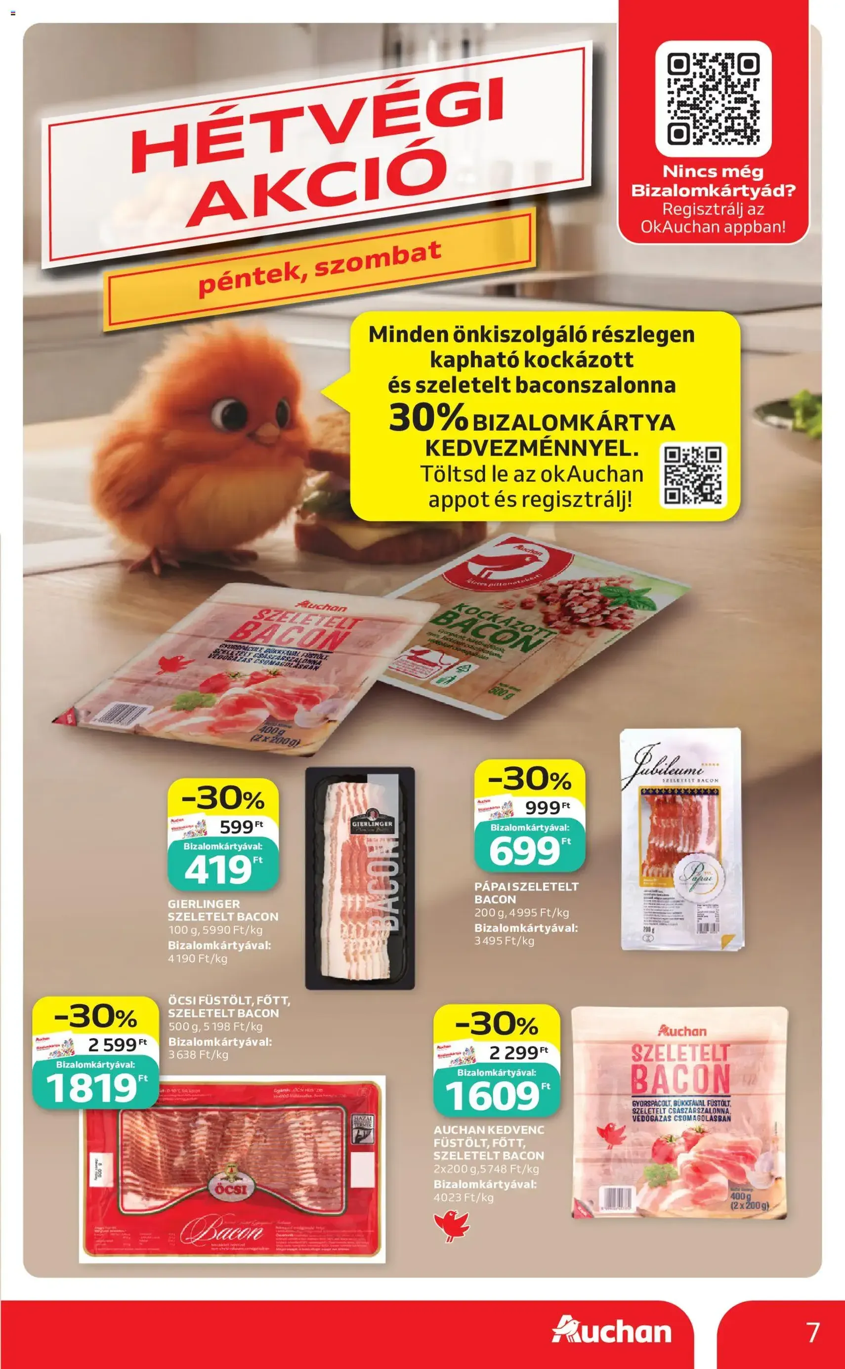 Auchan akciós újság - 2026.06.18. érvényes szórólap 7 oldal 40 oldalból