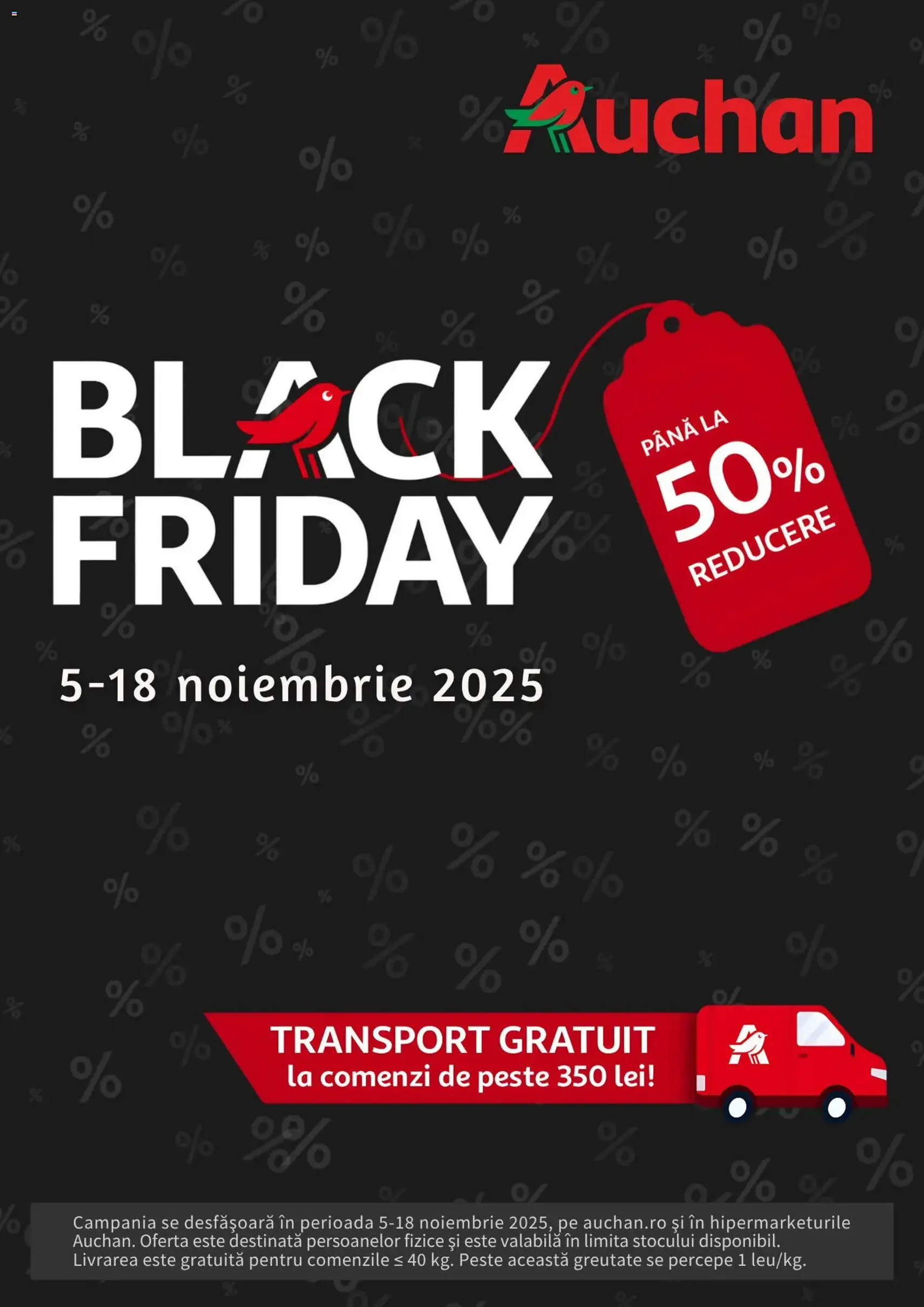 Auchan Black Friday - cataloage valabile începând cu 05.11.2025 pagina 1 din 7