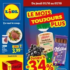 LIDL catalogue - Prévisualisation du catalogue valable à partir du 01/10/2026