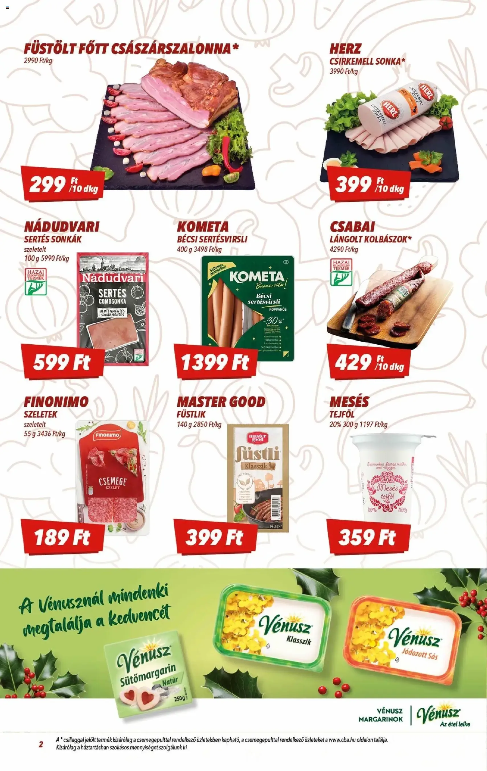 CBA Akciós újság - 2025.12.11. érvényes szórólap 2 oldal 12 oldalból