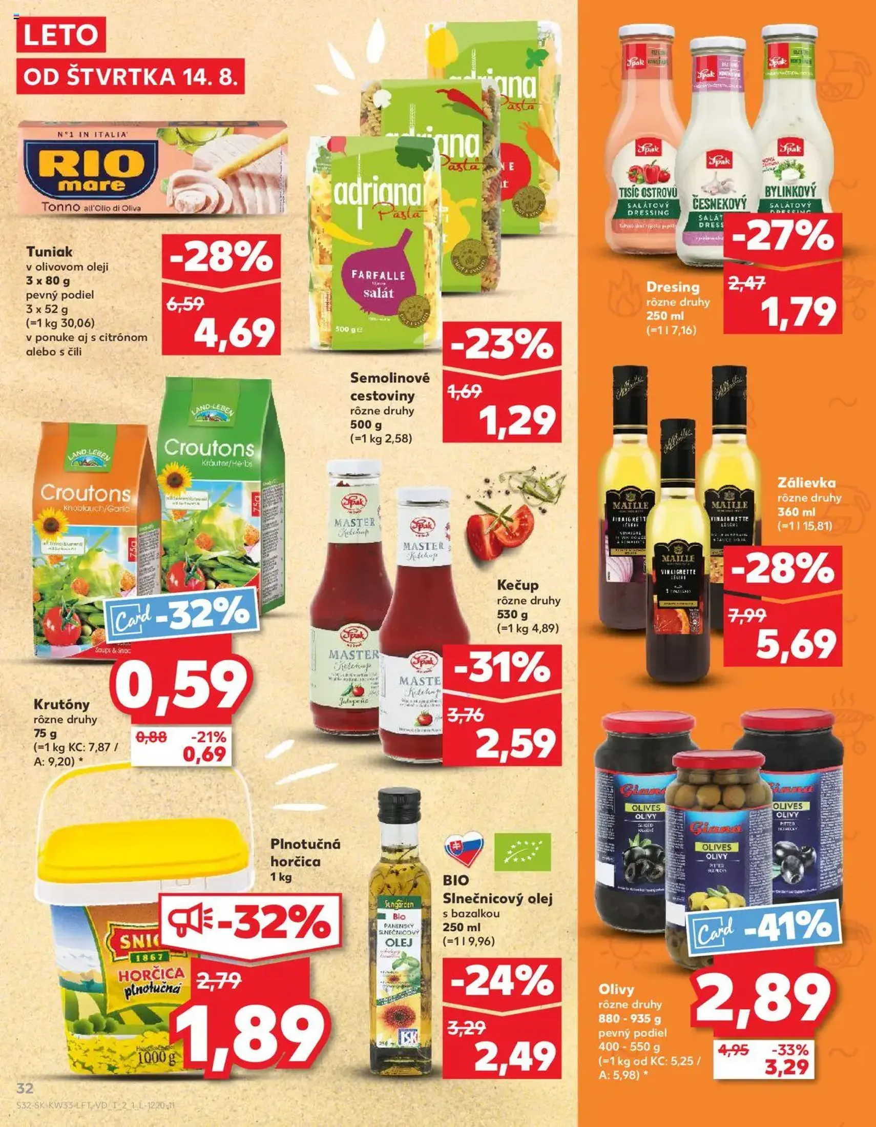 Kaufland Bratislava-Dúbravka - platný leták od 14.08.2025 strana 32 z 76