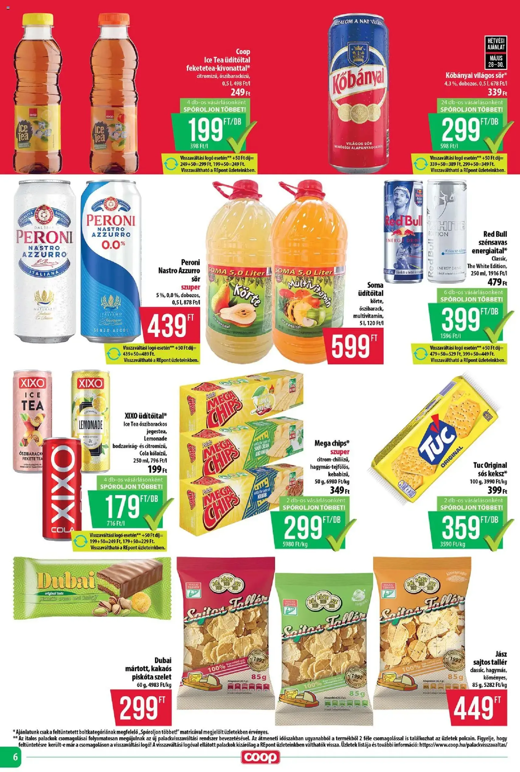 COOP Szolnok akciós újság - 2026.05.28. érvényes szórólap 6 oldal 8 oldalból