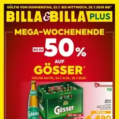 Billa - Flugblatt - Prospekt Vorschau gültig ab 23.07.2026