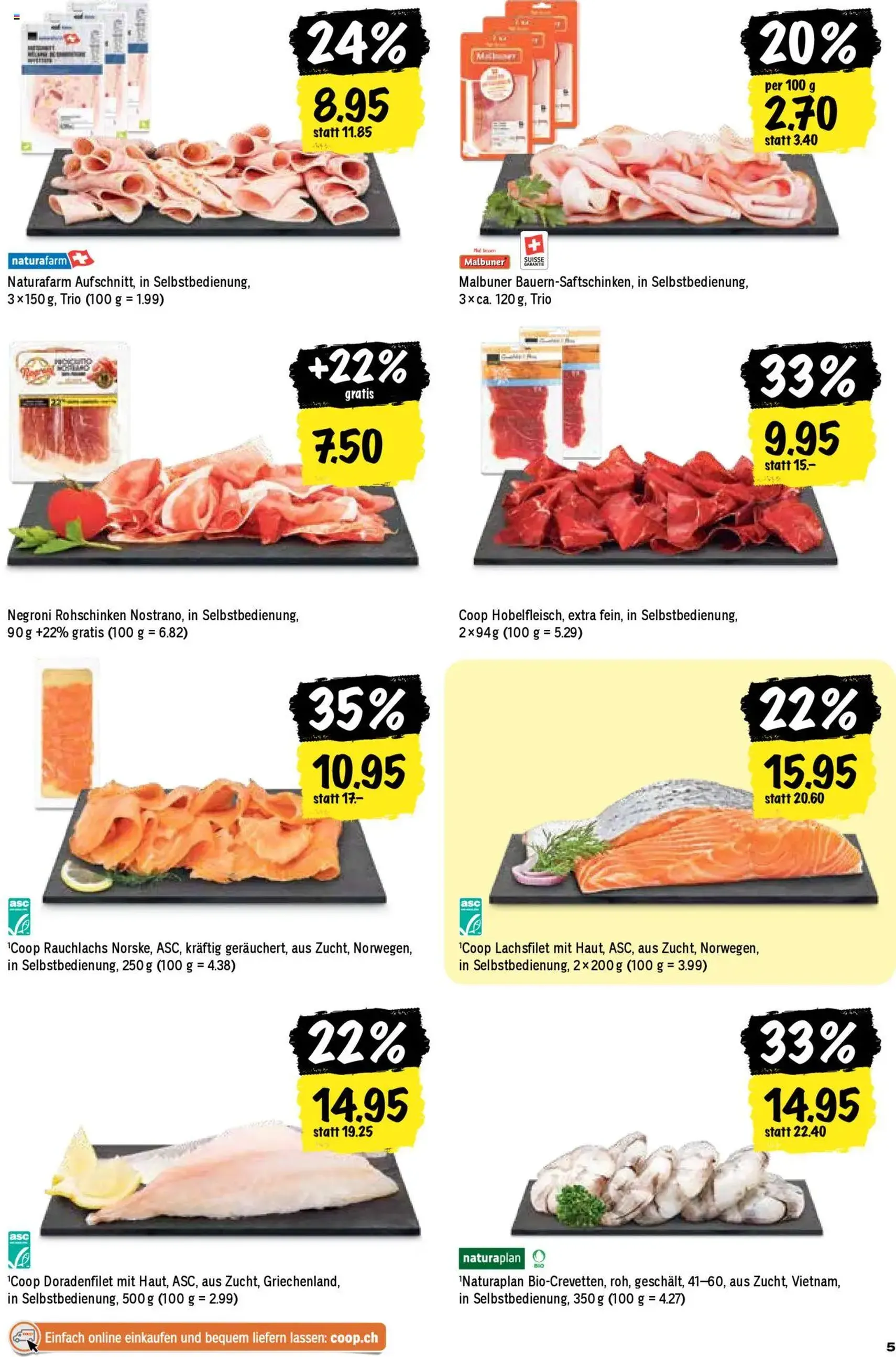 Coop Aktionen - Gültiger Prospekt ab 07.08.2025, Seite 5 von insgesamt 24 Coop Aktionen - Gültiger Prospekt ab 07.08.2025, Seite 5 von insgesamt 24