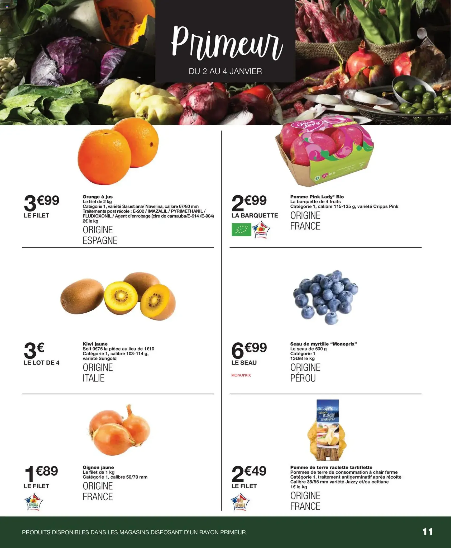 Monoprix catalogue - brochure valable à partir du 01/01/2026, page 11 sur 69