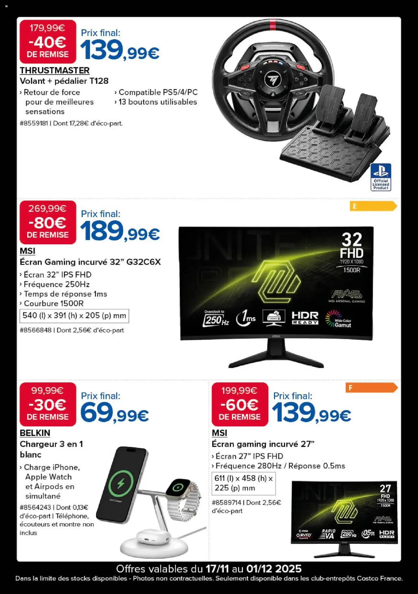 Costco Black Friday - brochure valable à partir du 17/11/2025, page 10 sur 22