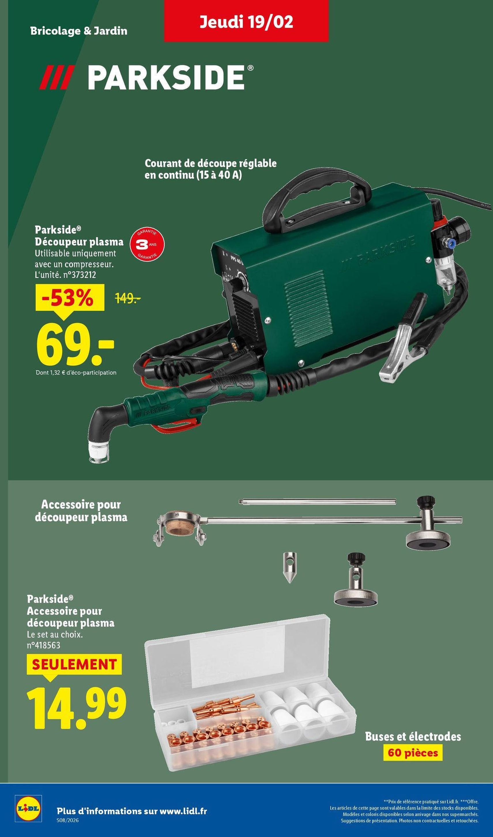 LIDL catalogue semaine 8 - brochure valable à partir du 19/02/2026, page 40 sur 77