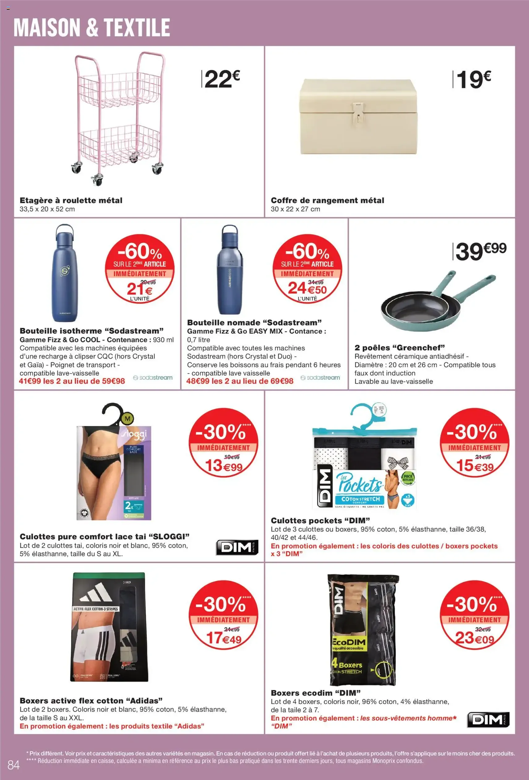 Monoprix catalogue - brochure valable à partir du 25/08/2026, page 84 sur 85
