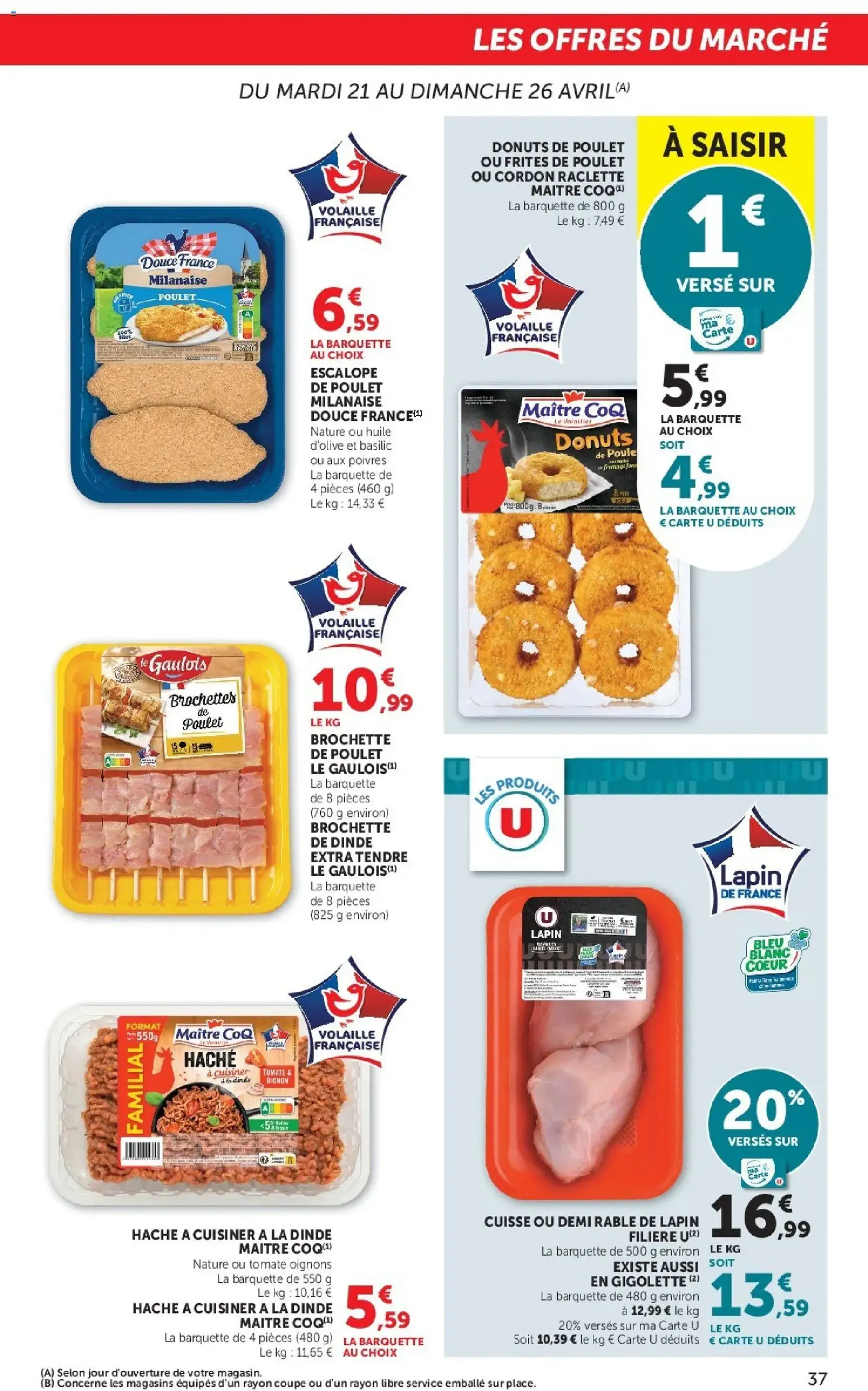 Super U catalogue - brochure valable à partir du 21/04/2026, page 37 sur 44