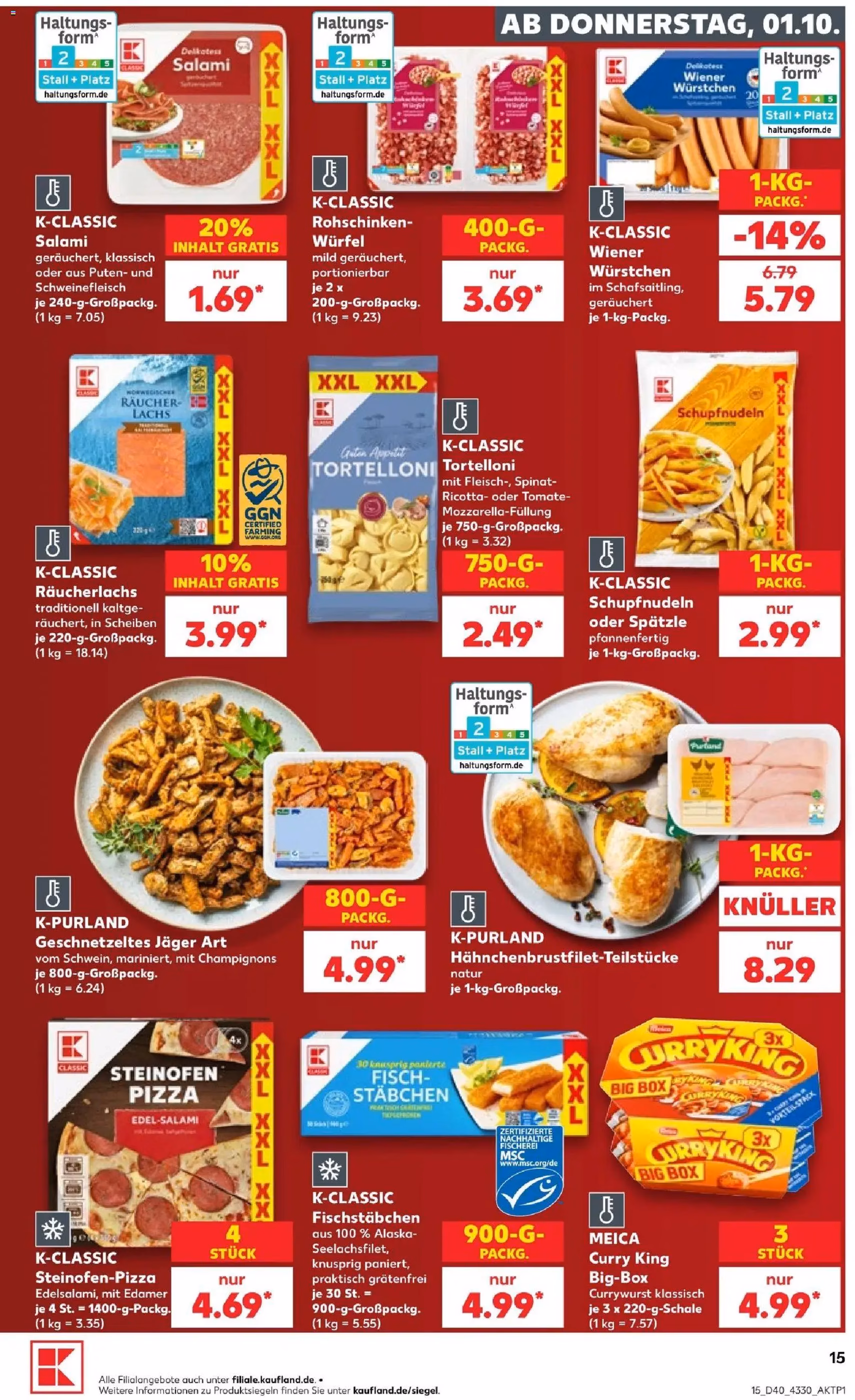 Kaufland Prospekt - Gültiger Prospekt ab 01.10.2026, Seite 19 von insgesamt 70