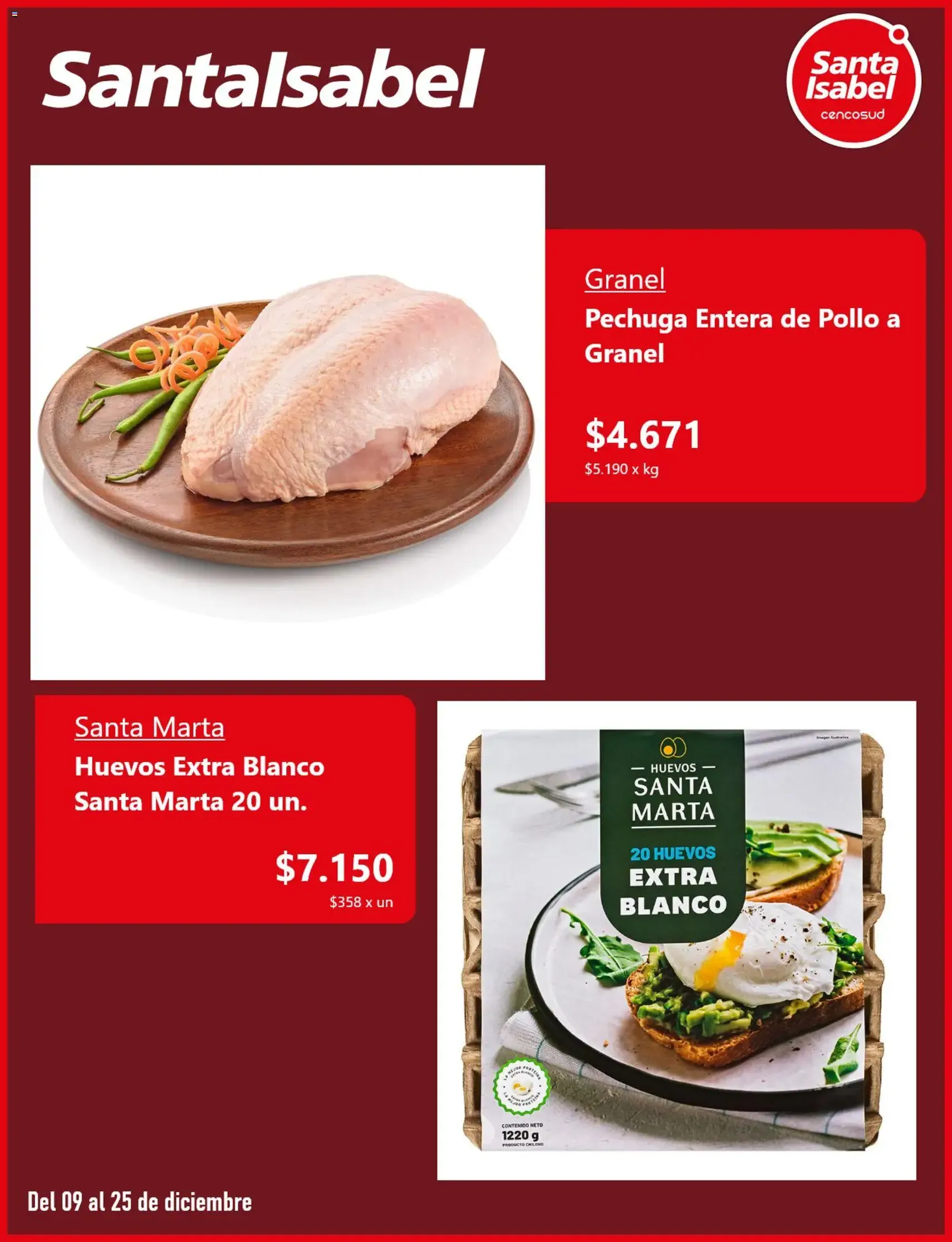 Santa Isabel ofertas - folleto válido desde 09.12.2025 página 5 de 5