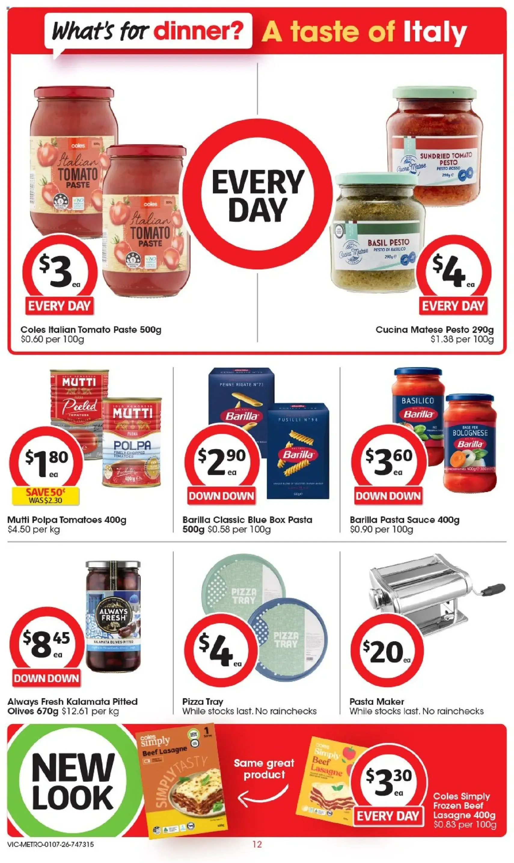 Coles catalogue - valid flyer from 01/07/2026, page 12 of 46