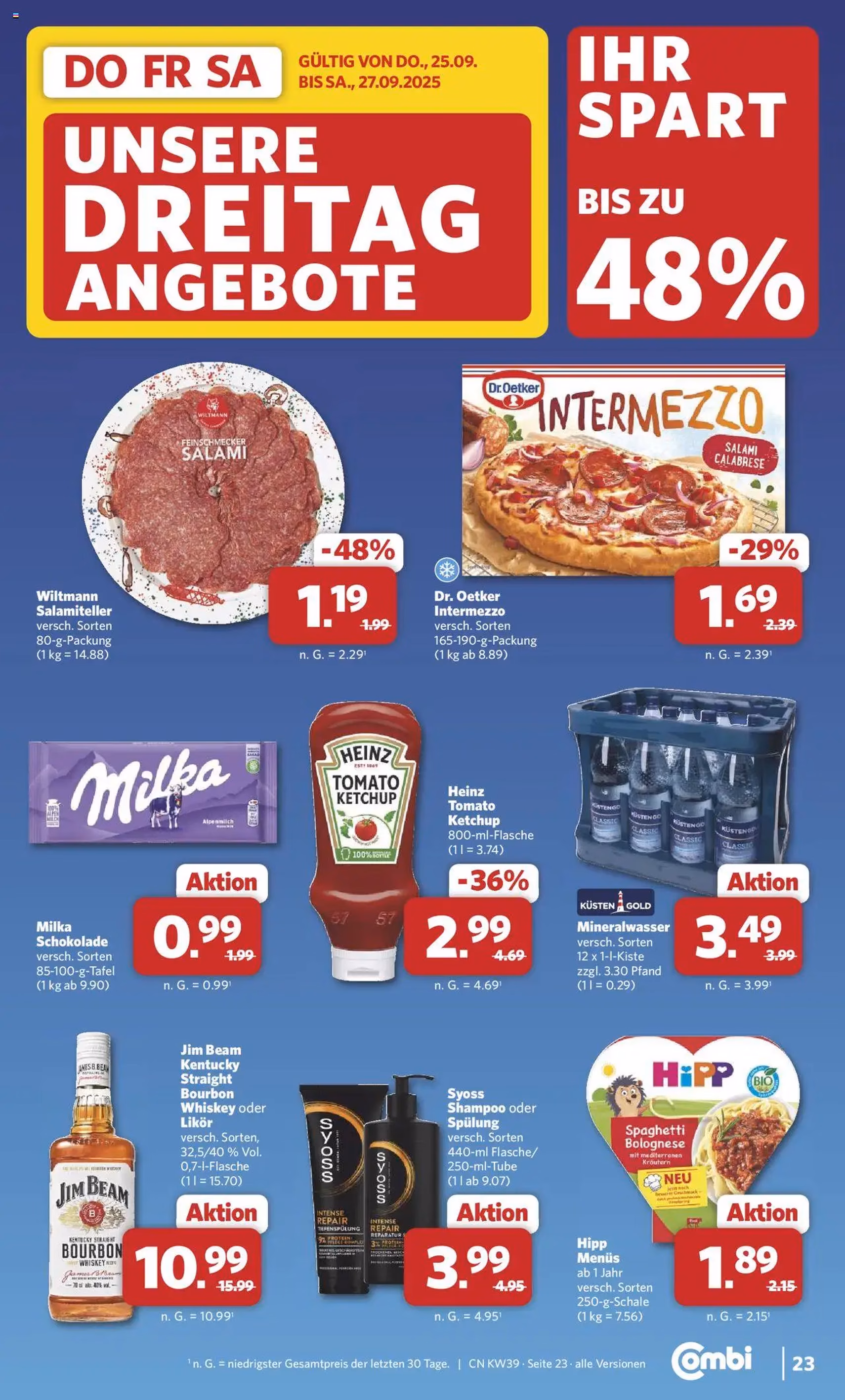 Combi Prospekt - Gültiger Prospekt ab 22.09.2025, Seite 29 von insgesamt 35 Combi Prospekt - Gültiger Prospekt ab 22.09.2025, Seite 29 von insgesamt 35