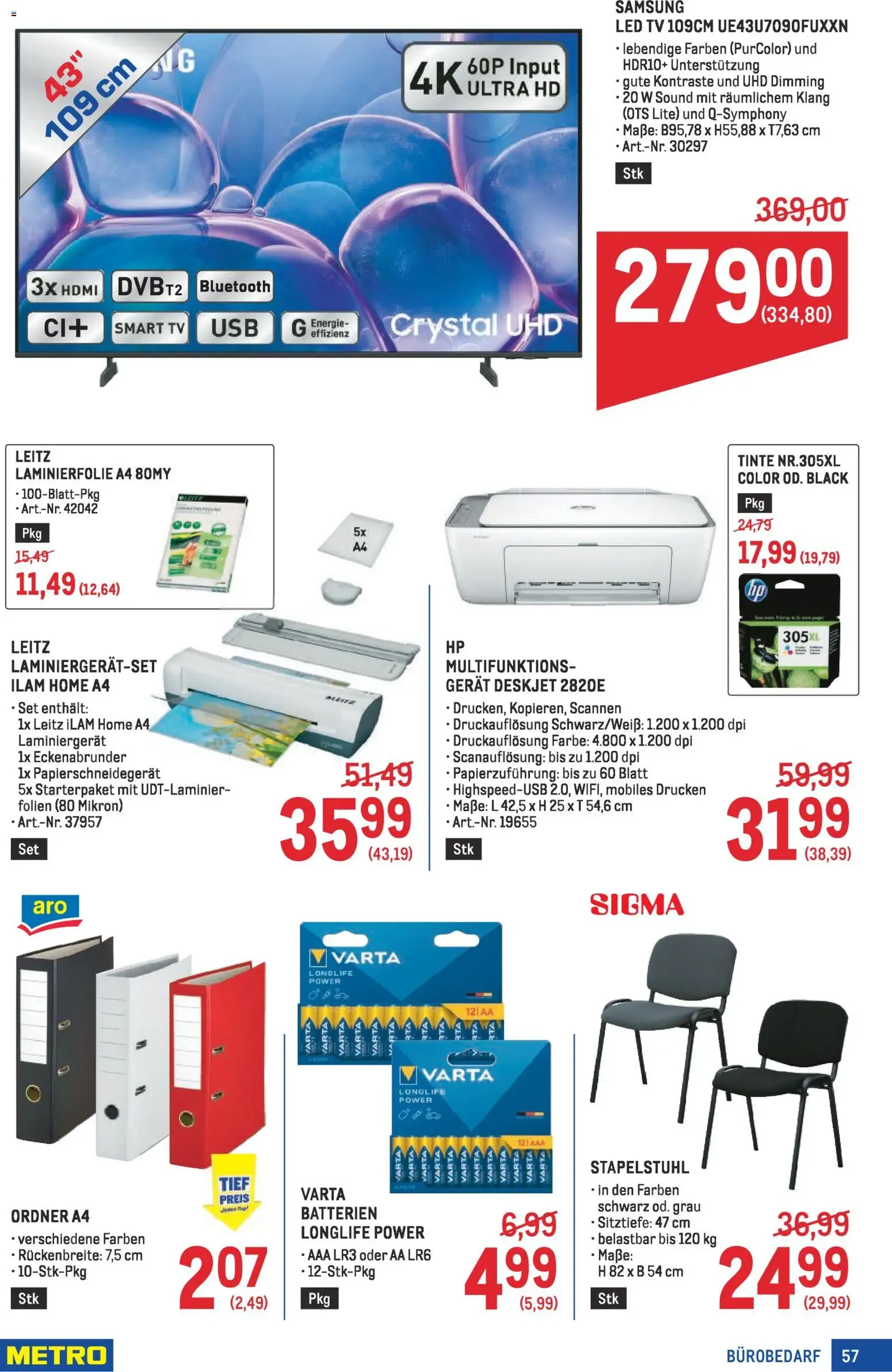 Metro Profi - Gültiger Prospekt ab 08.01.2026, Seite 57 von insgesamt 64