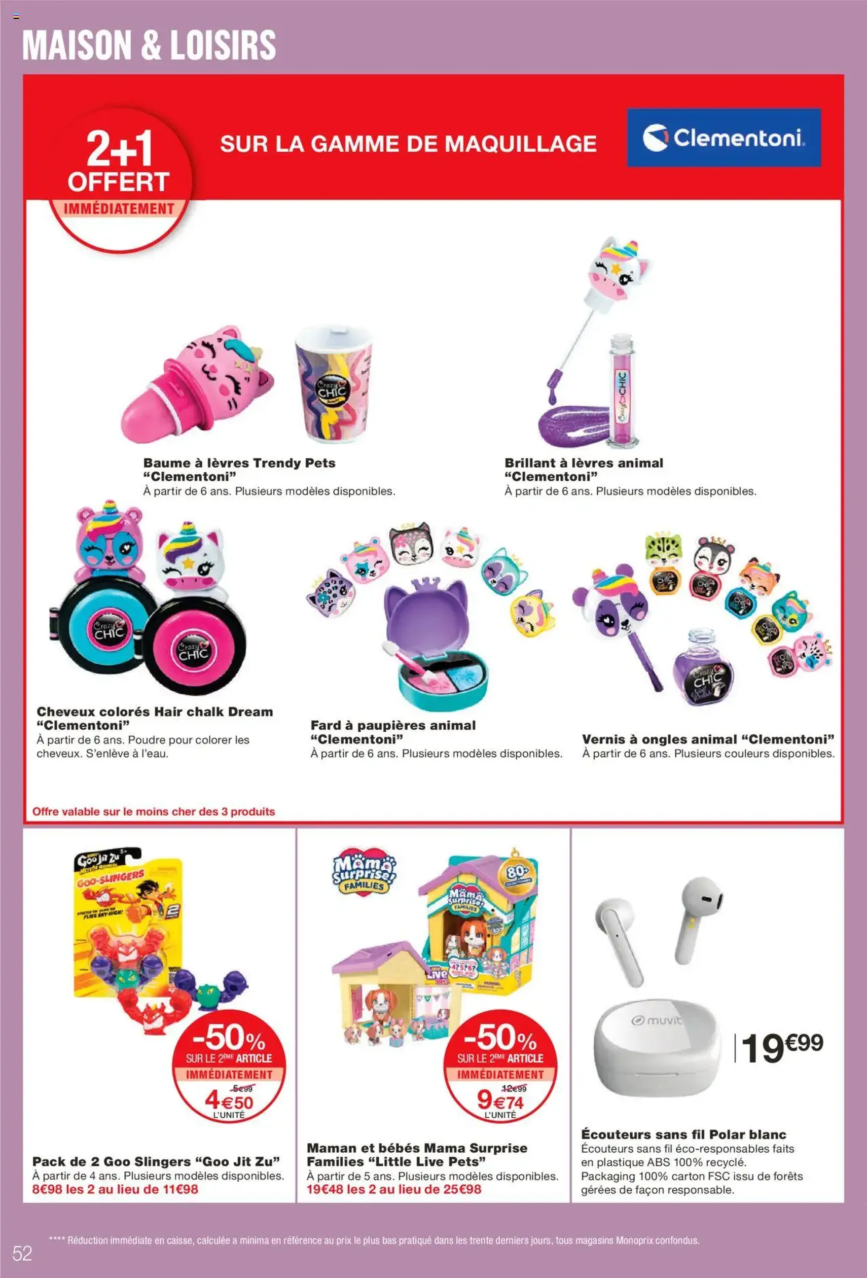 Monoprix catalogue - brochure valable à partir du 09/09/2025, page 52 sur 54 Monoprix catalogue - brochure valable à partir du 09/09/2025, page 52 sur 54