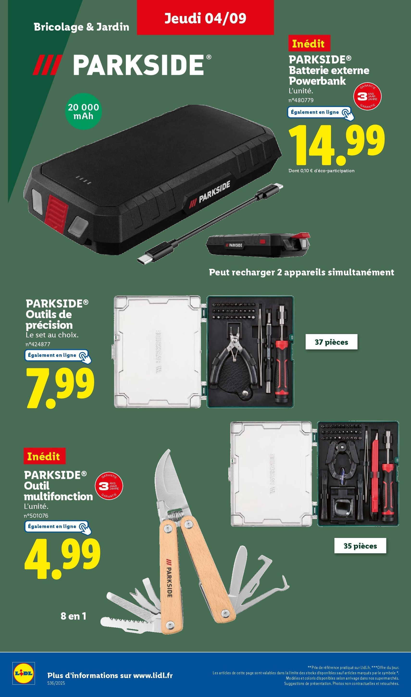 LIDL catalogue semaine 36 - brochure valable à partir du 04/09/2025, page 44 sur 73 LIDL catalogue semaine 36 - brochure valable à partir du 04/09/2025, page 44 sur 73