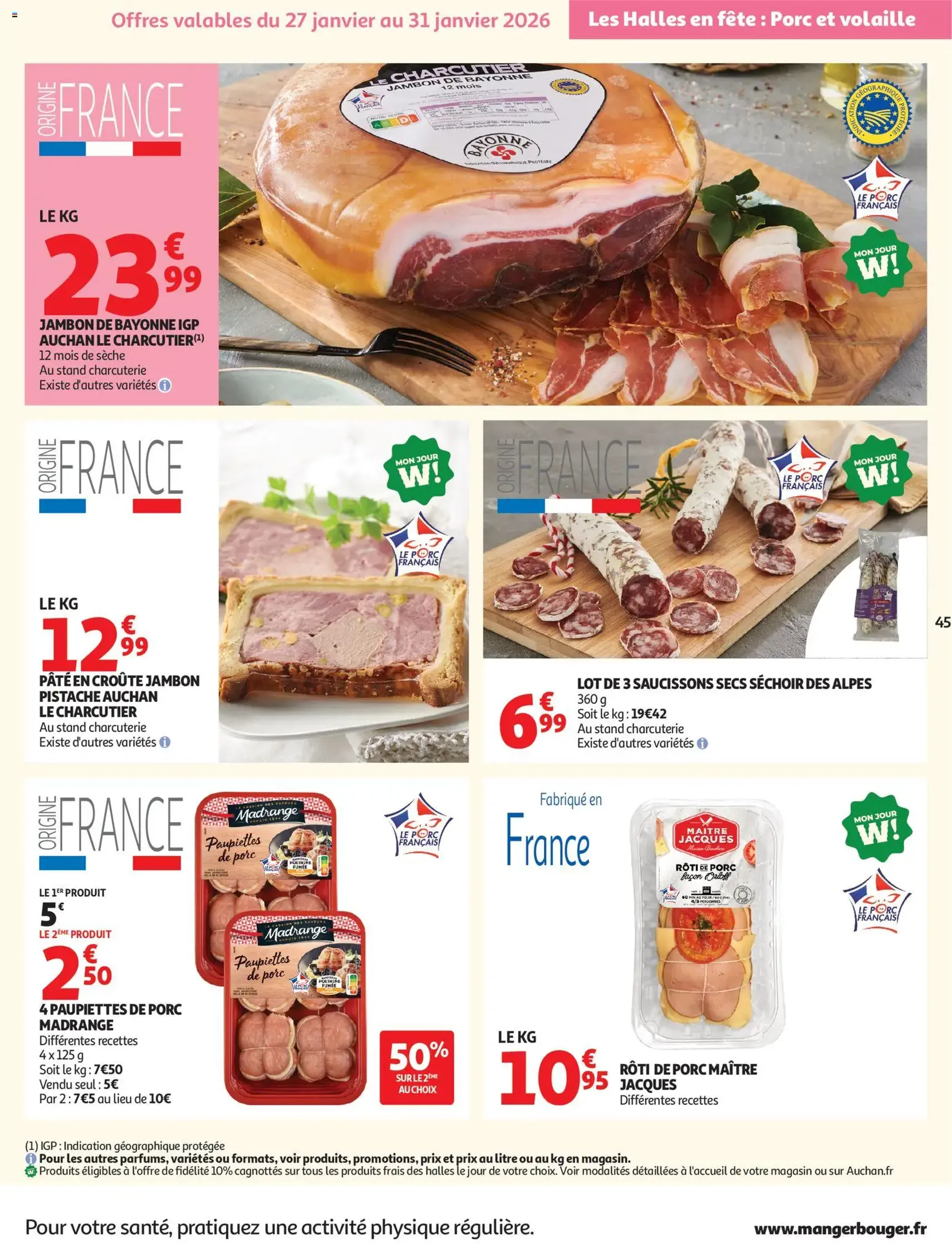 Auchan prospectus - brochure valable à partir du 27/01/2026, page 45 sur 58