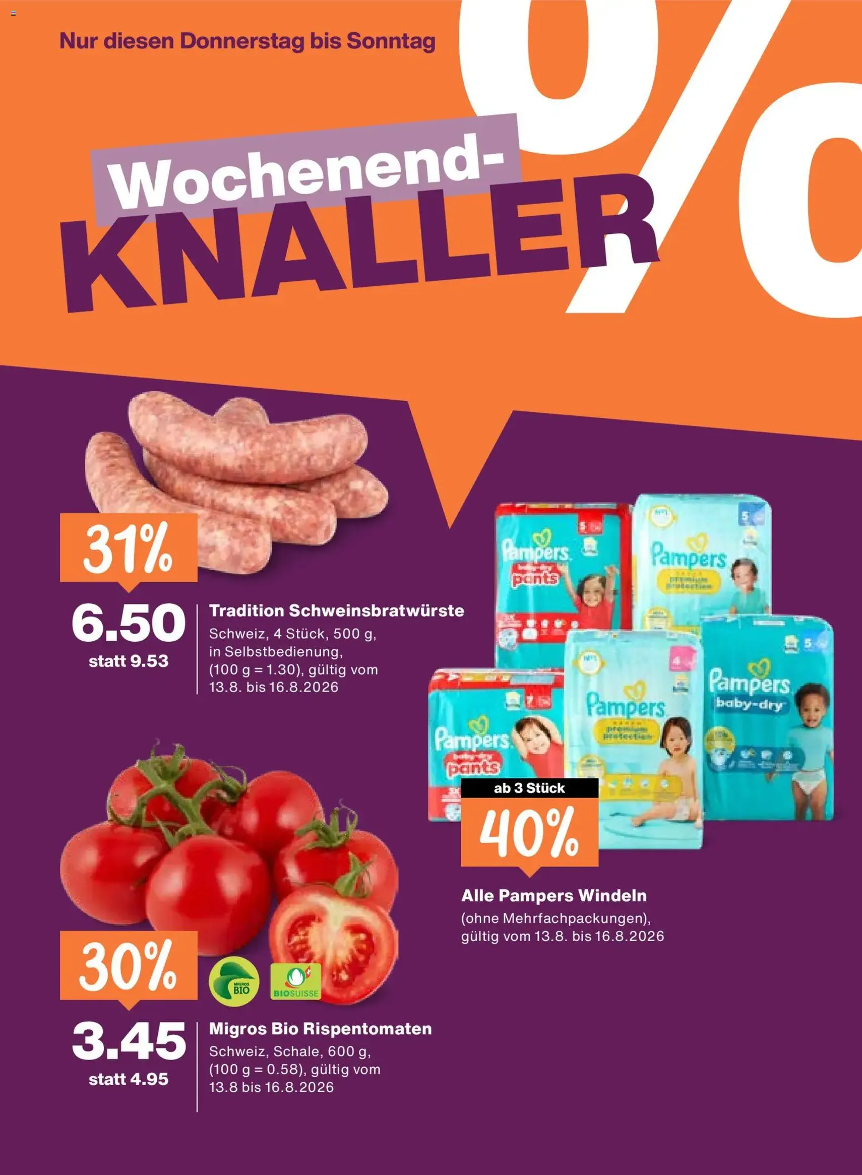 Migros aktionen - Gültiger Prospekt ab 13.08.2026, Seite 20 von insgesamt 20