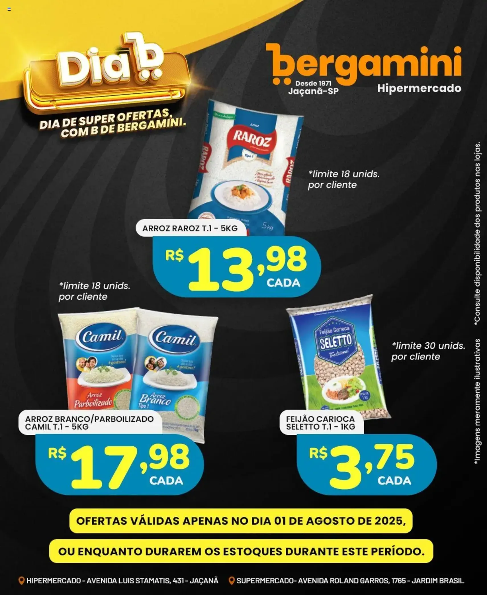 Supermercado Bergamini - Ofertas da semana - folheto válido a partir de 01/08/2025 página 1 de 14 Supermercado Bergamini - Ofertas da semana - folheto válido a partir de 01/08/2025 página 1 de 14