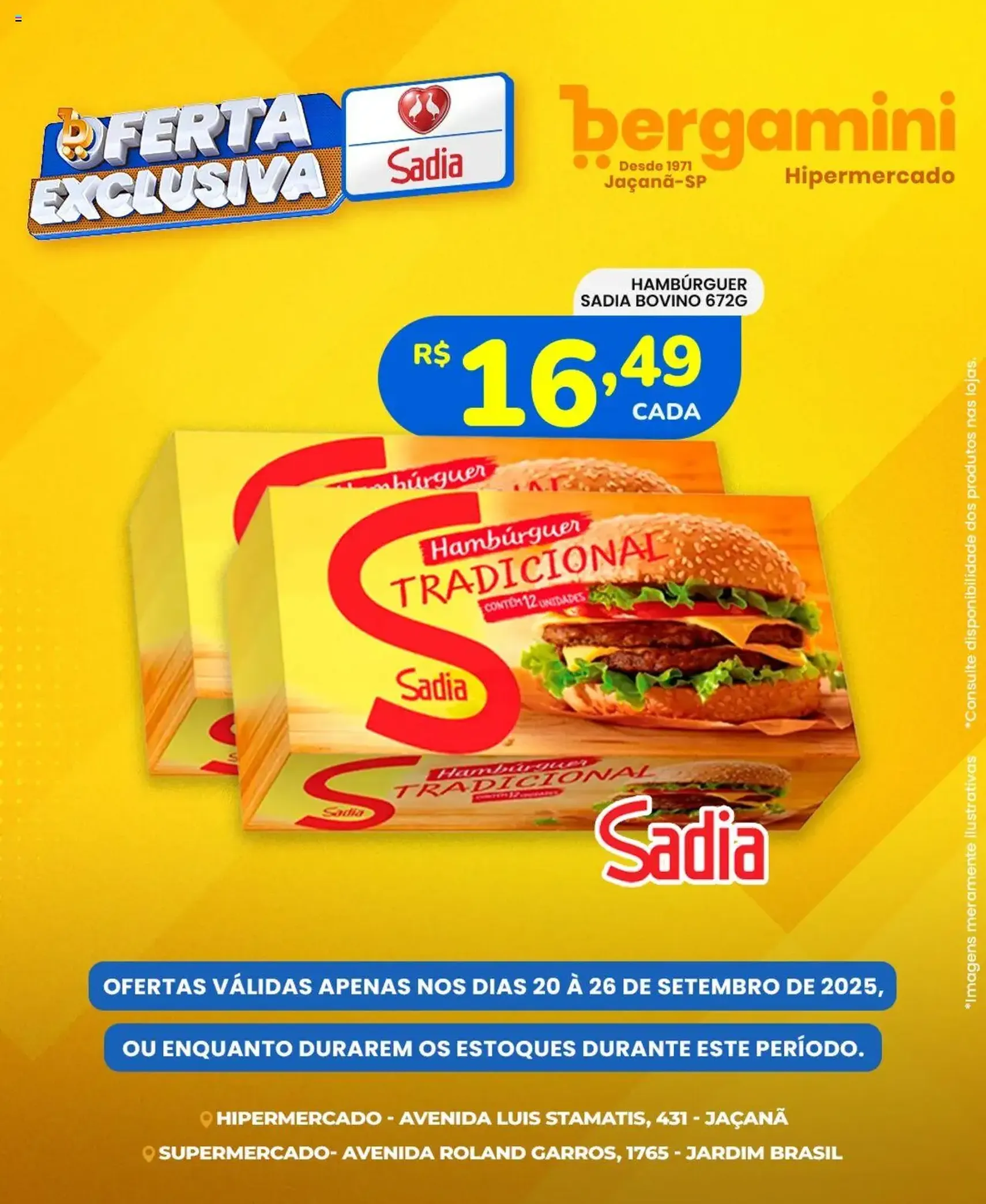Supermercado Bergamini - Ofertas Sadia e Perdigão - folheto válido a partir de 20/09/2025 página 2 de 6 Supermercado Bergamini - Ofertas Sadia e Perdigão - folheto válido a partir de 20/09/2025 página 2 de 6