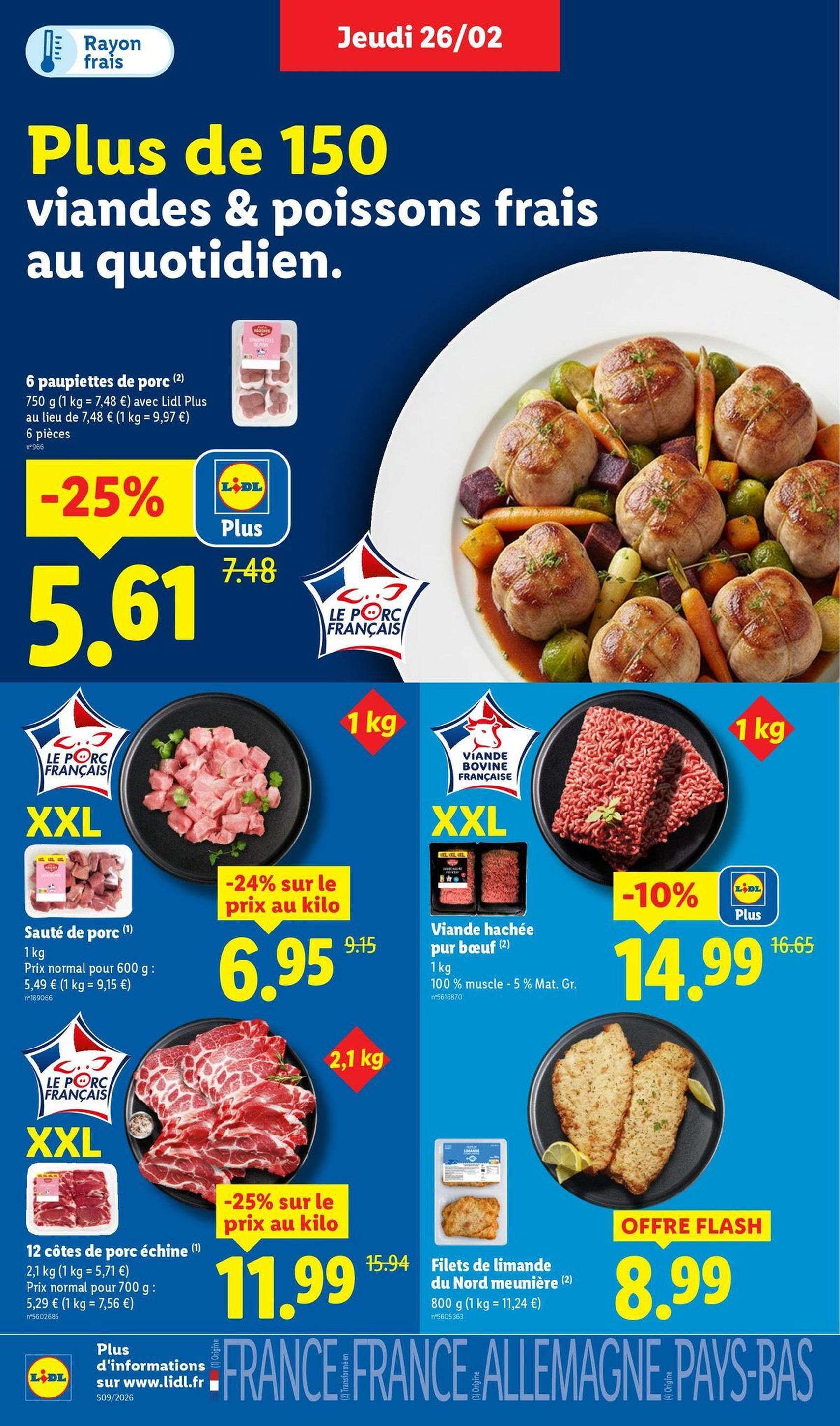 LIDL catalogue semaine 9 - brochure valable à partir du 26/02/2026, page 6 sur 81