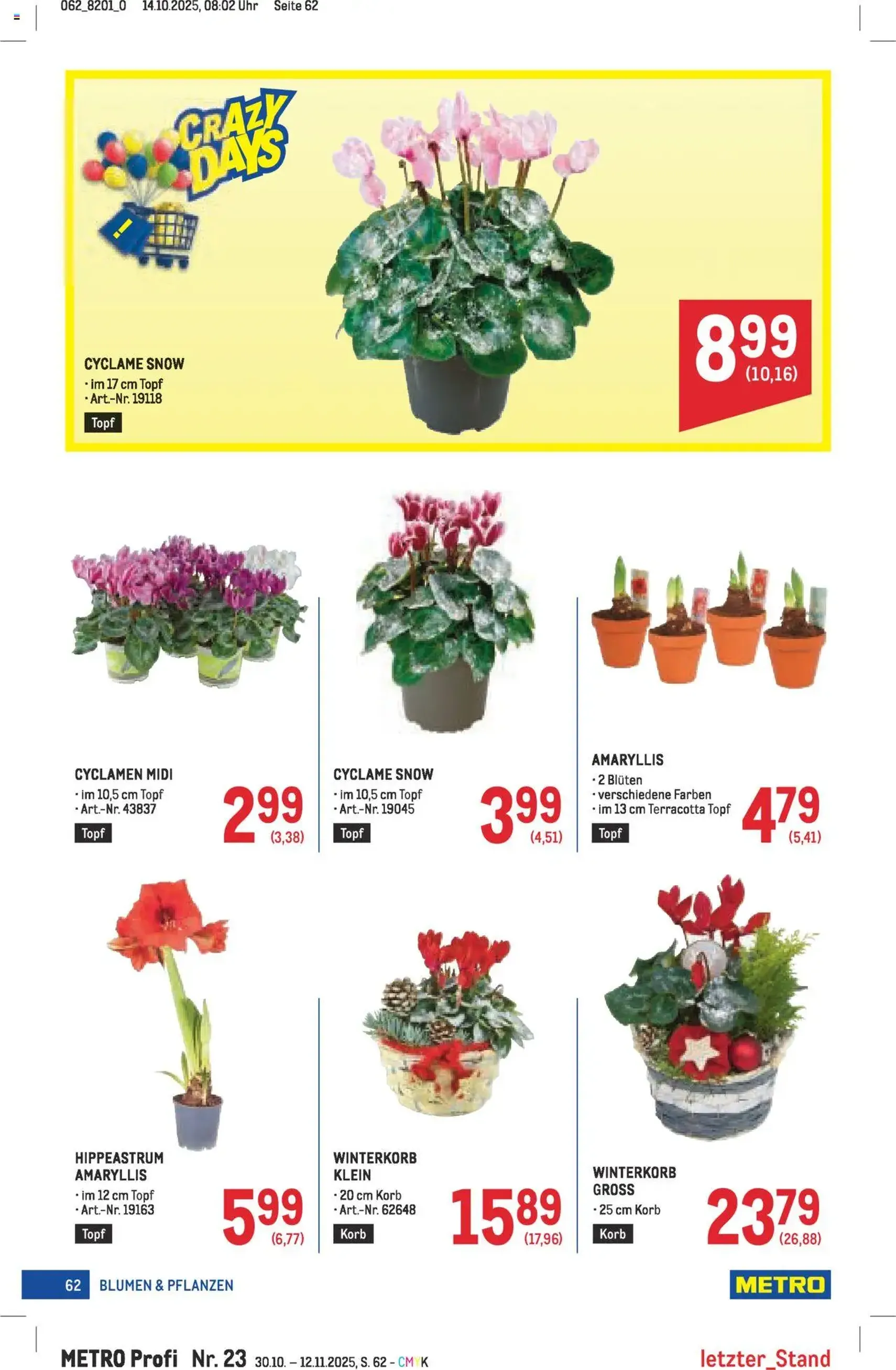 Metro angebote Profi - Gültiger Prospekt ab 30.10.2025, Seite 62 von insgesamt 64 Metro angebote Profi - Gültiger Prospekt ab 30.10.2025, Seite 62 von insgesamt 64