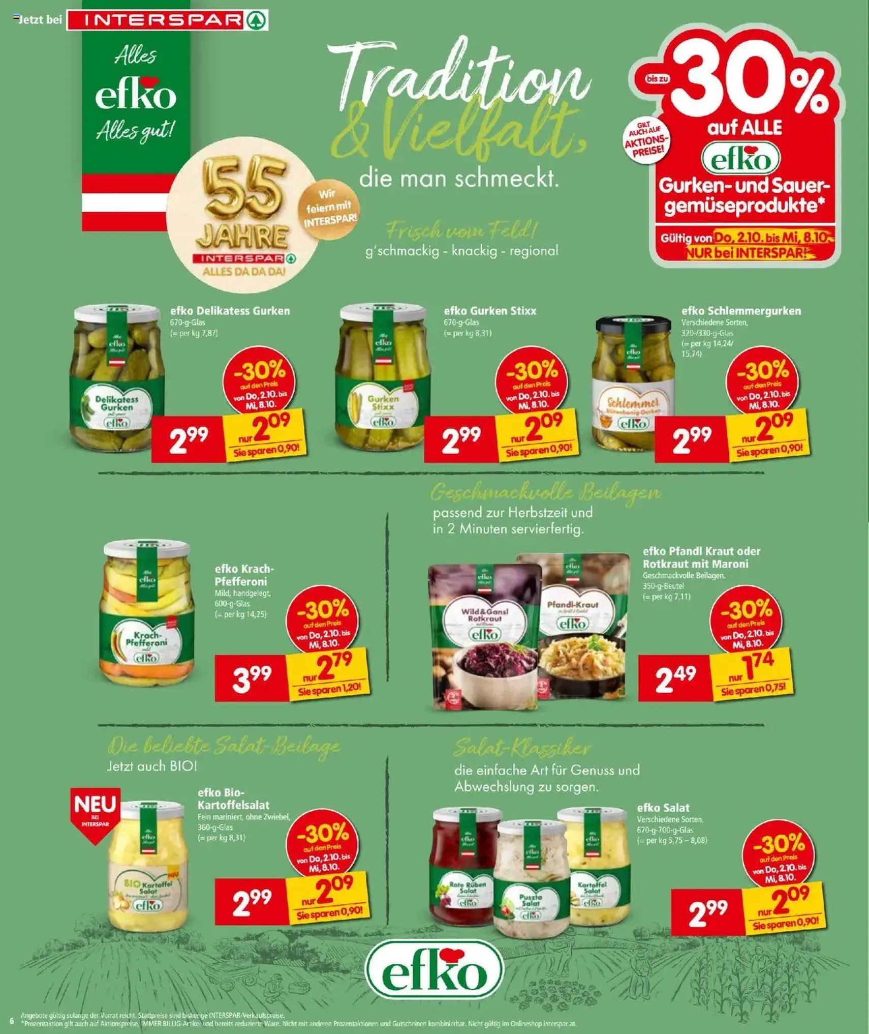 Interspar Flugblatt - Gültiger Prospekt ab 02.10.2025, Seite 6 von insgesamt 16