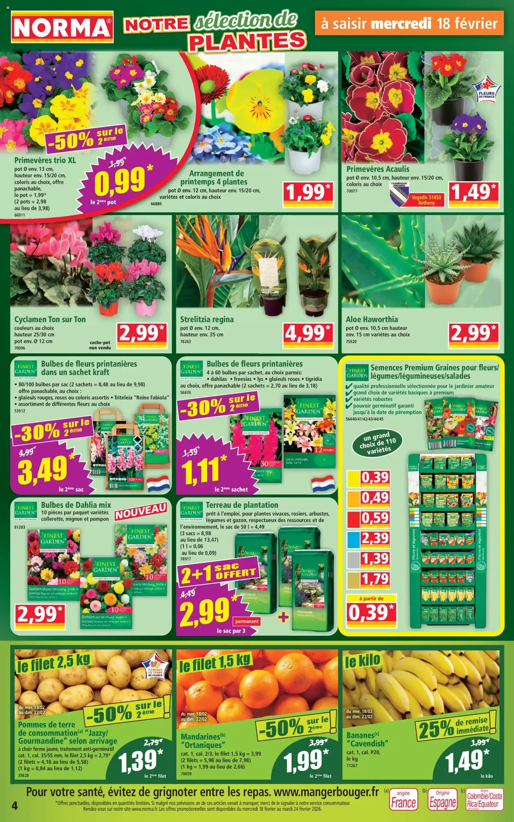 Norma catalogue - brochure valable à partir du 18/02/2026, page 4 sur 14