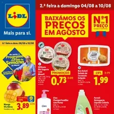 Lidl folheto - pré-visualização do folheto, válido a partir de 04/08/2025