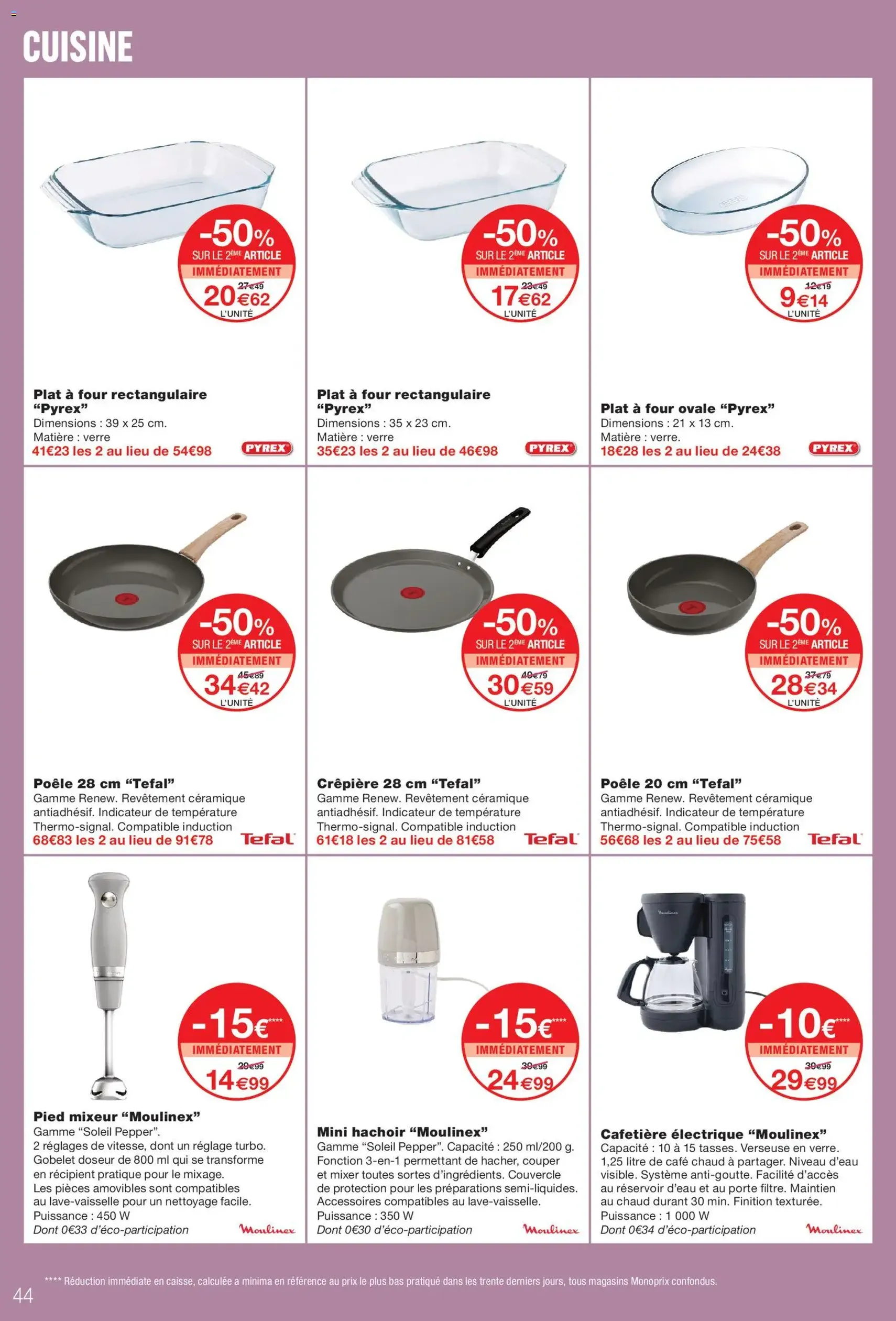 Monoprix catalogue - brochure valable à partir du 11/08/2026, page 44 sur 46