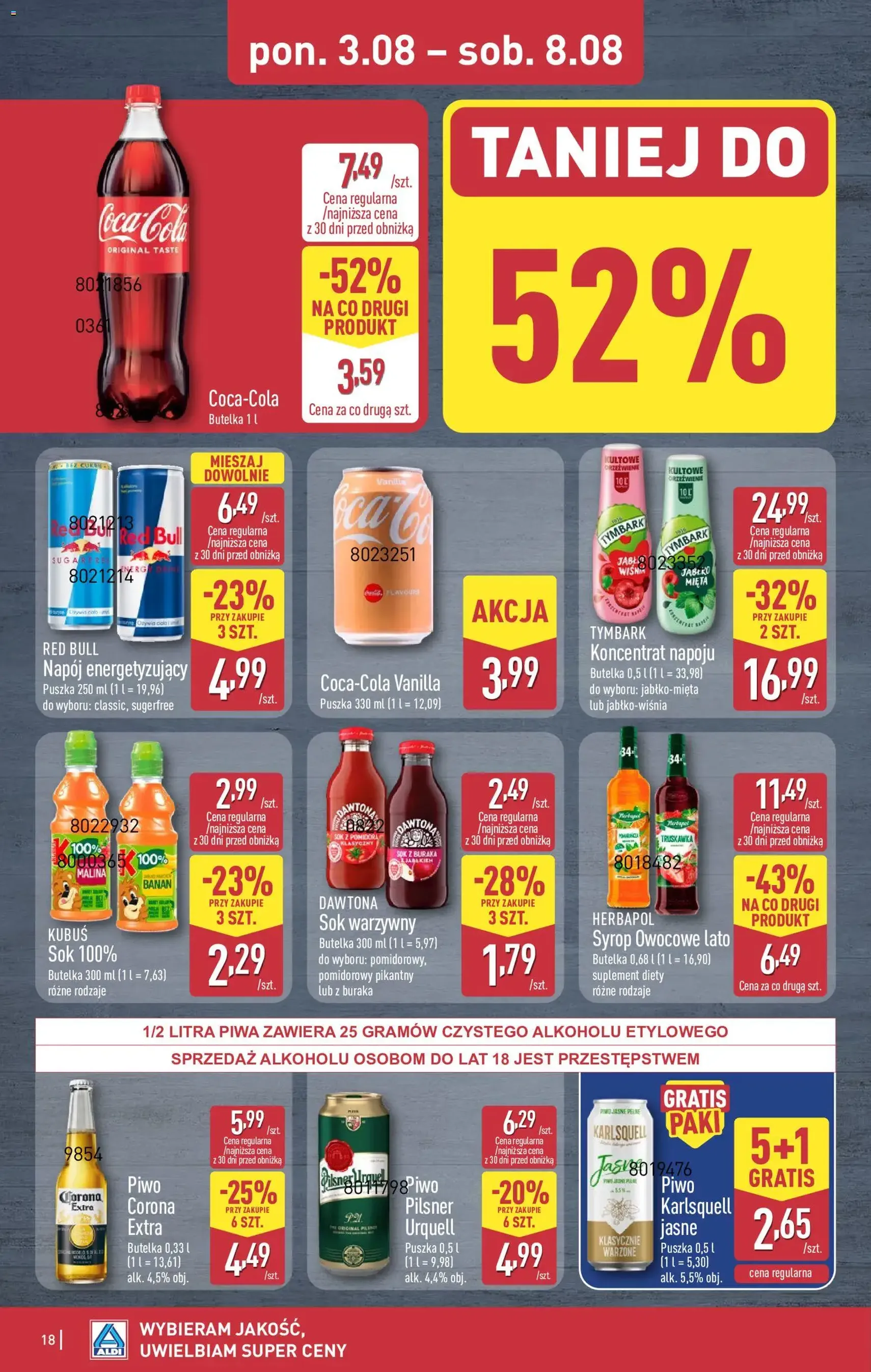 Aldi gazetka - ważny gazetka od 03.08.2026 strona 18 z 42