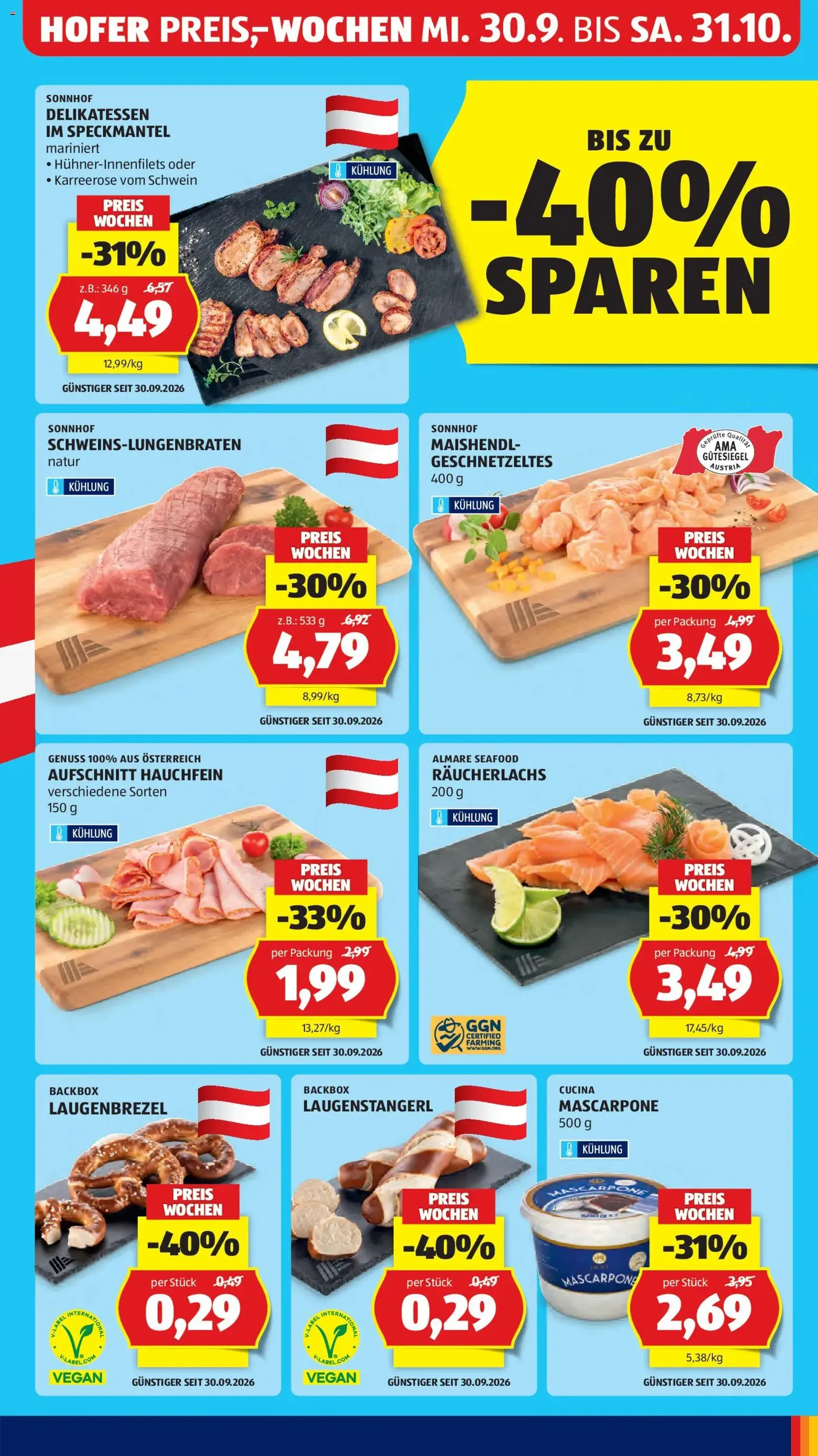 Hofer Flugblatt - Gültiger Prospekt ab 16.10.2026, Seite 7 von insgesamt 54