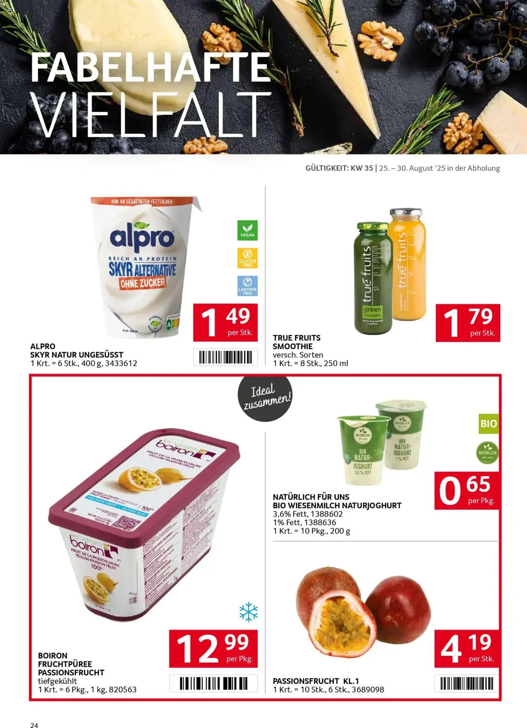 Transgourmet Flugblatt - Gültiger Prospekt ab 24.08.2025, Seite 24 von insgesamt 28 Transgourmet Flugblatt - Gültiger Prospekt ab 24.08.2025, Seite 24 von insgesamt 28