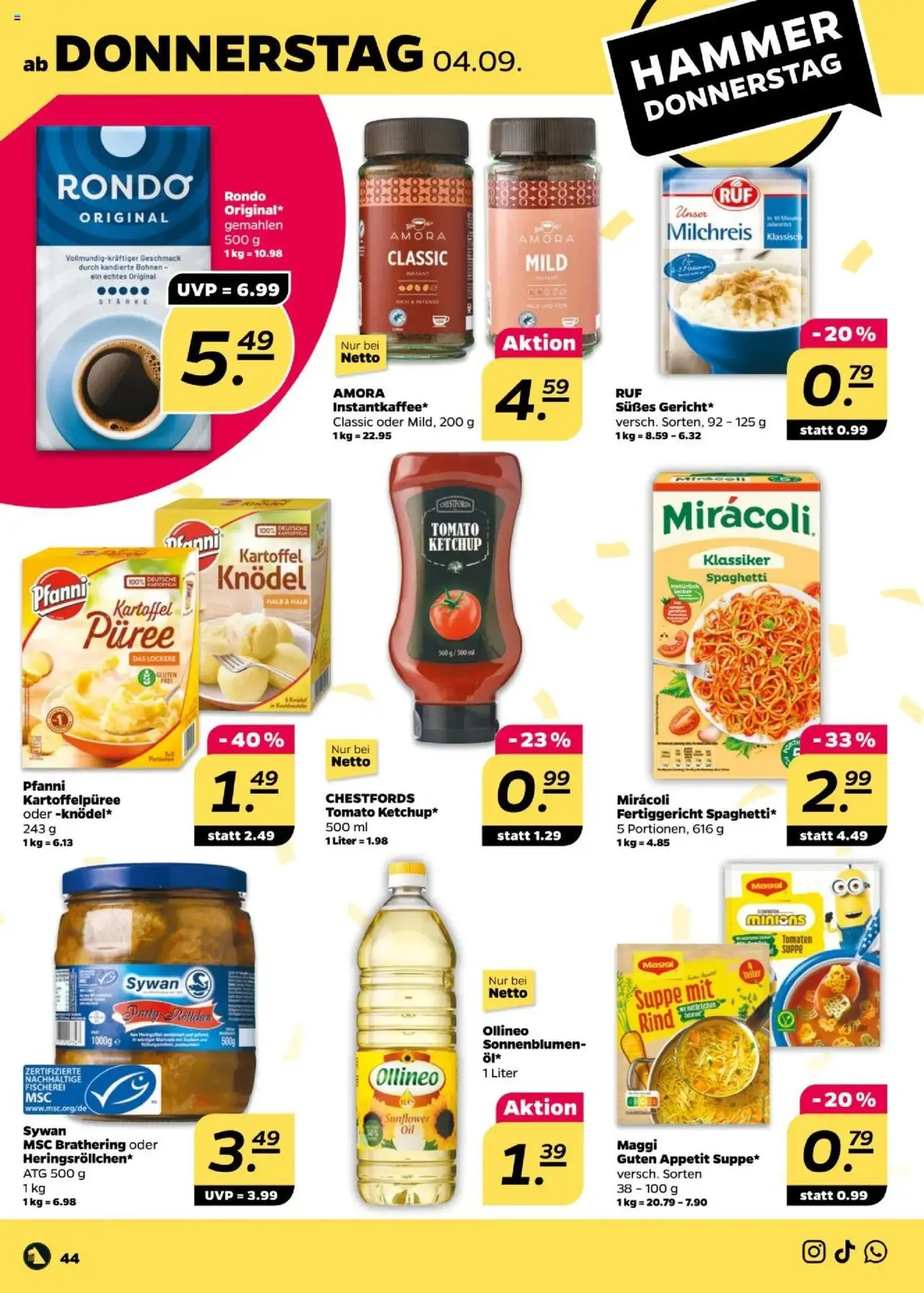 Netto Prospekt - Gültiger Prospekt ab 01.09.2025, Seite 44 von insgesamt 50 Netto Prospekt - Gültiger Prospekt ab 01.09.2025, Seite 44 von insgesamt 50