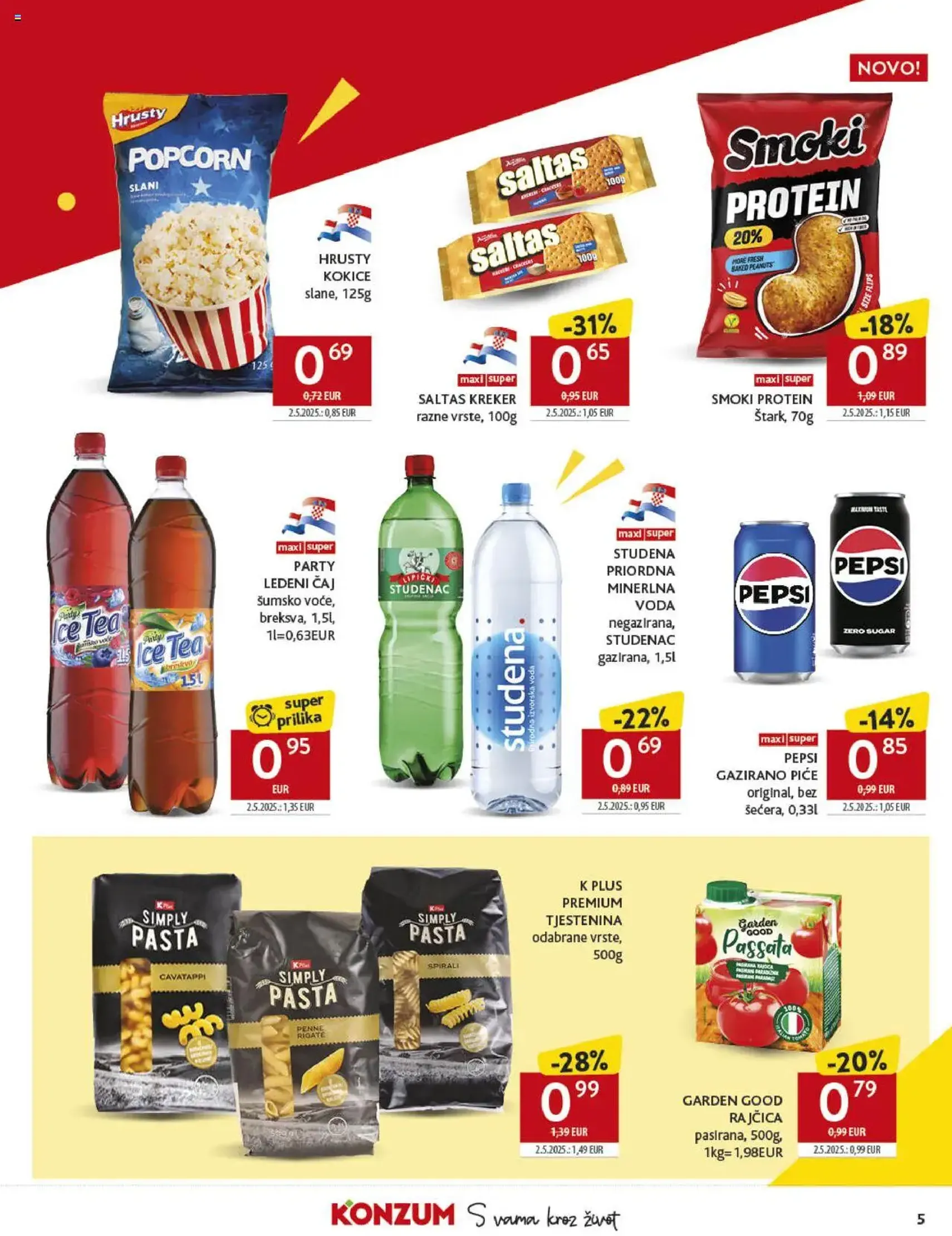 Konzum HR Akciós újság - 2025.09.10. érvényes szórólap 5 oldal 51 oldalból