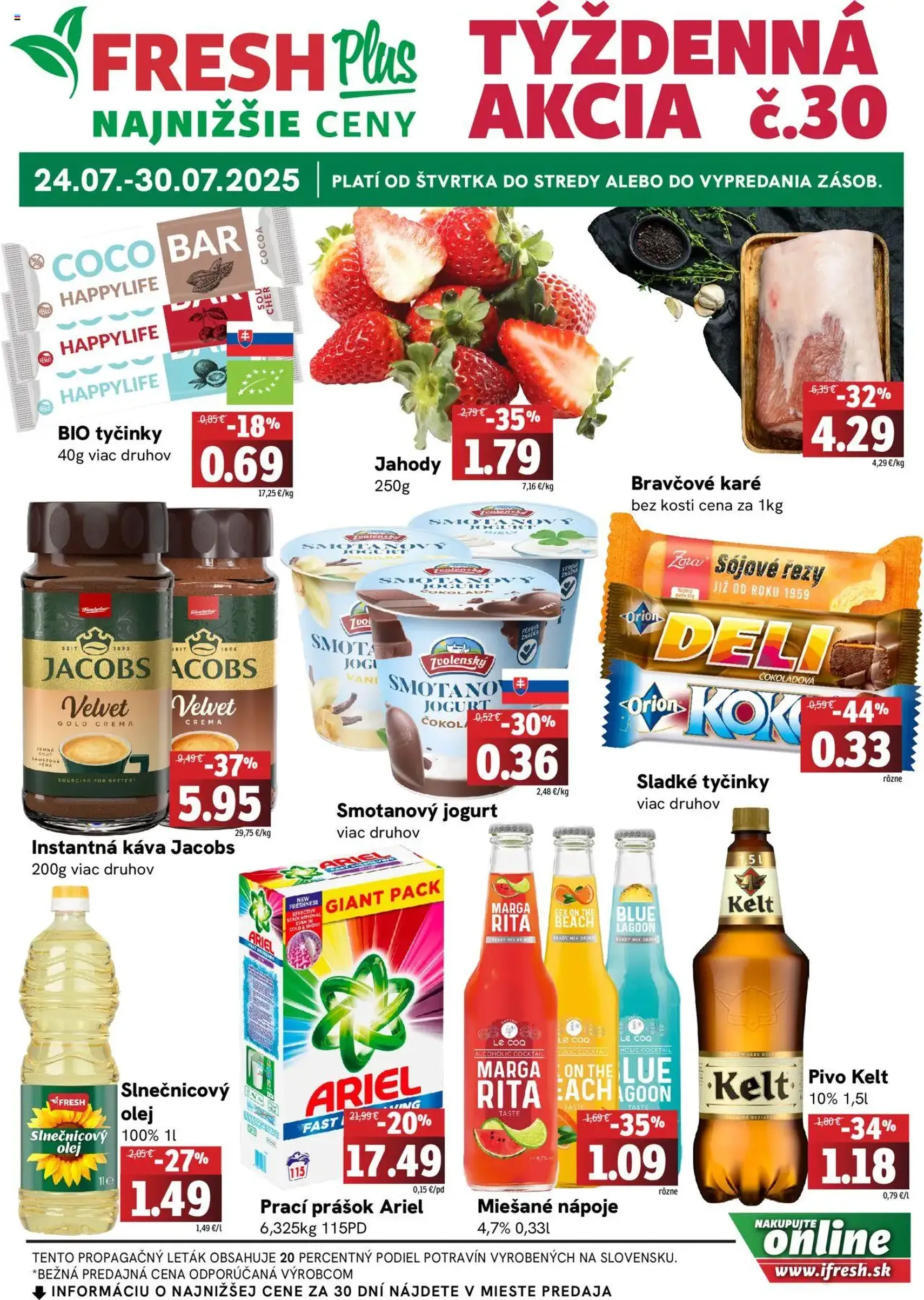 Fresh Leták - platný leták od 24.07.2025 strana 1 z 4