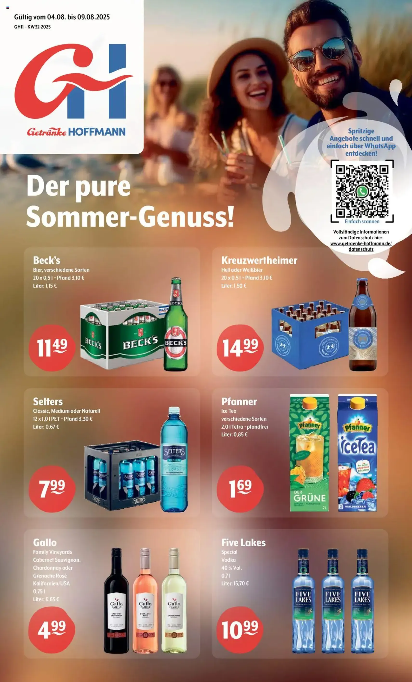 Trink und Spare Prospekt - Gültiger Prospekt ab 04.08.2025, Seite 1 von insgesamt 8