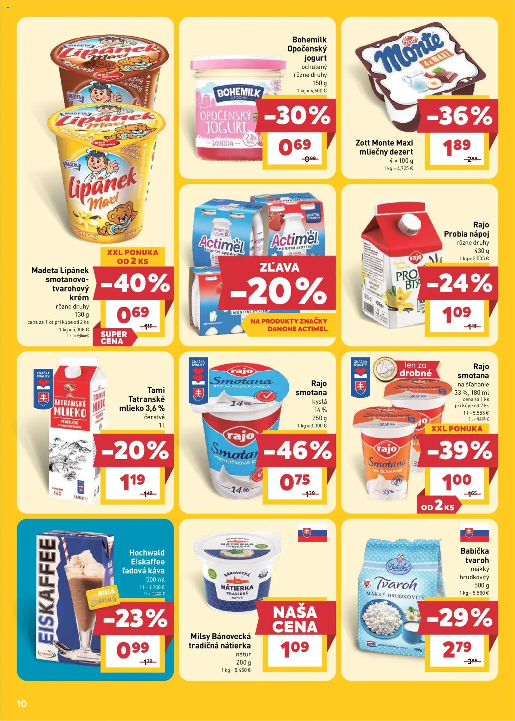 Billa leták - platný leták od 22.04.2026 strana 10 z 30