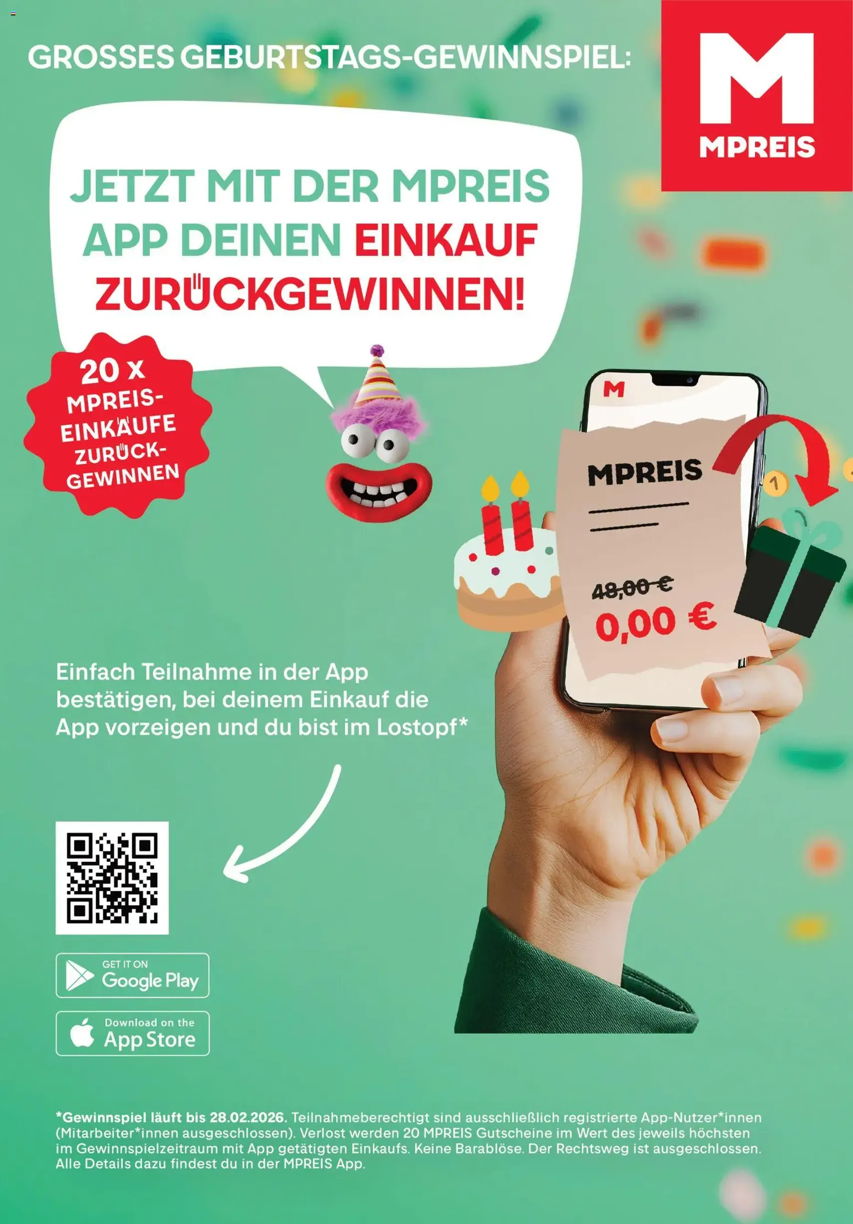 MPREIS Flugblatt - Gültiger Prospekt ab 19.02.2026, Seite 20 von insgesamt 20