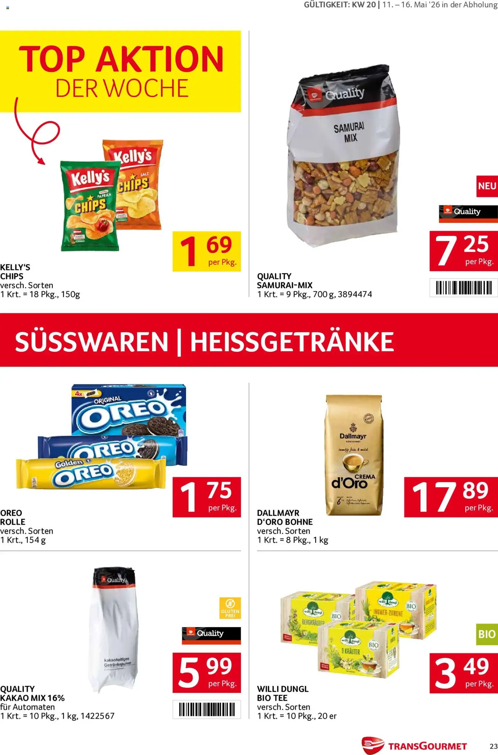 Transgourmet Flugblatt - Gültiger Prospekt ab 11.05.2026, Seite 23 von insgesamt 40