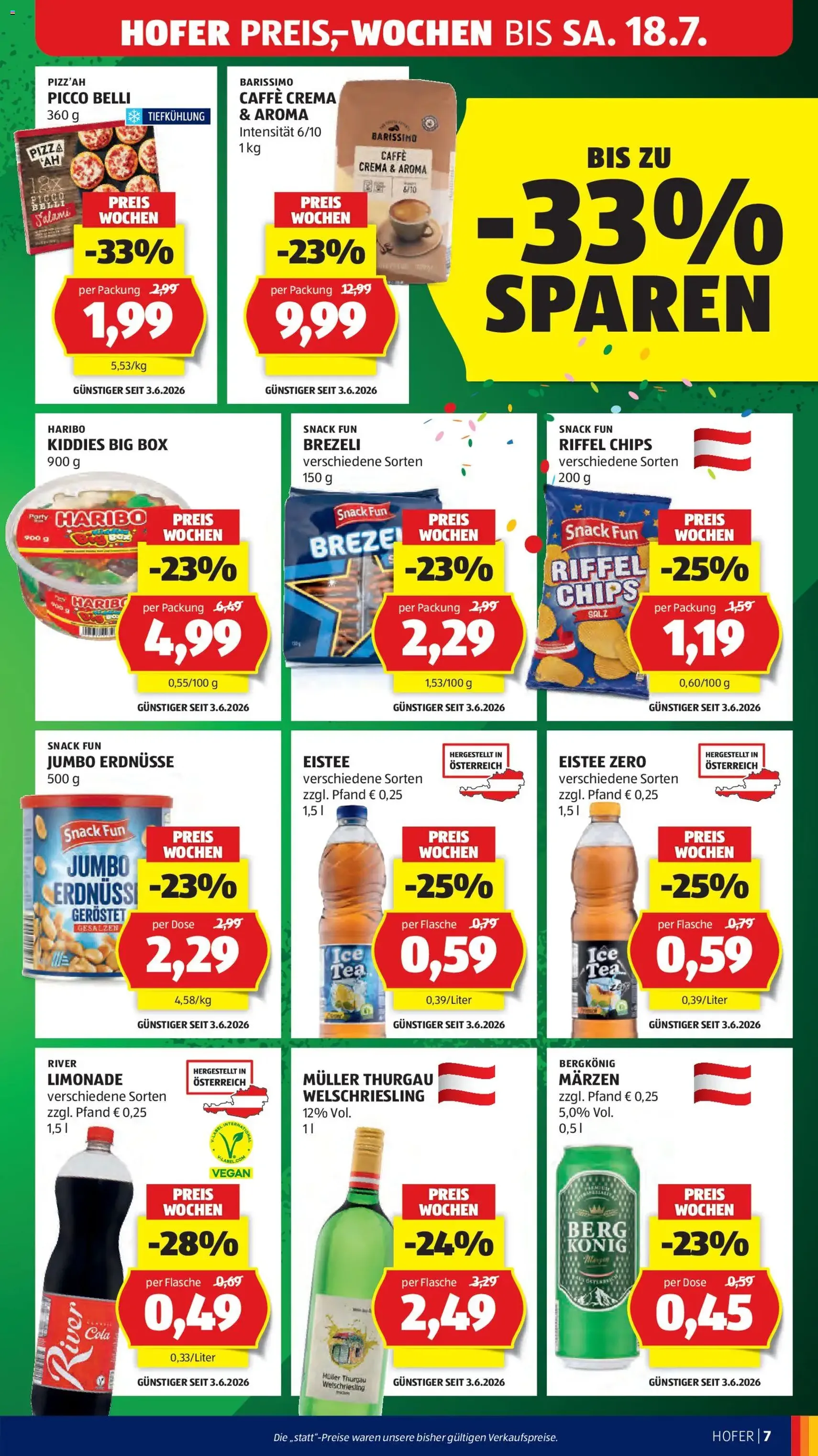 Hofer Flugblatt - Gültiger Prospekt ab 26.06.2026, Seite 11 von insgesamt 41